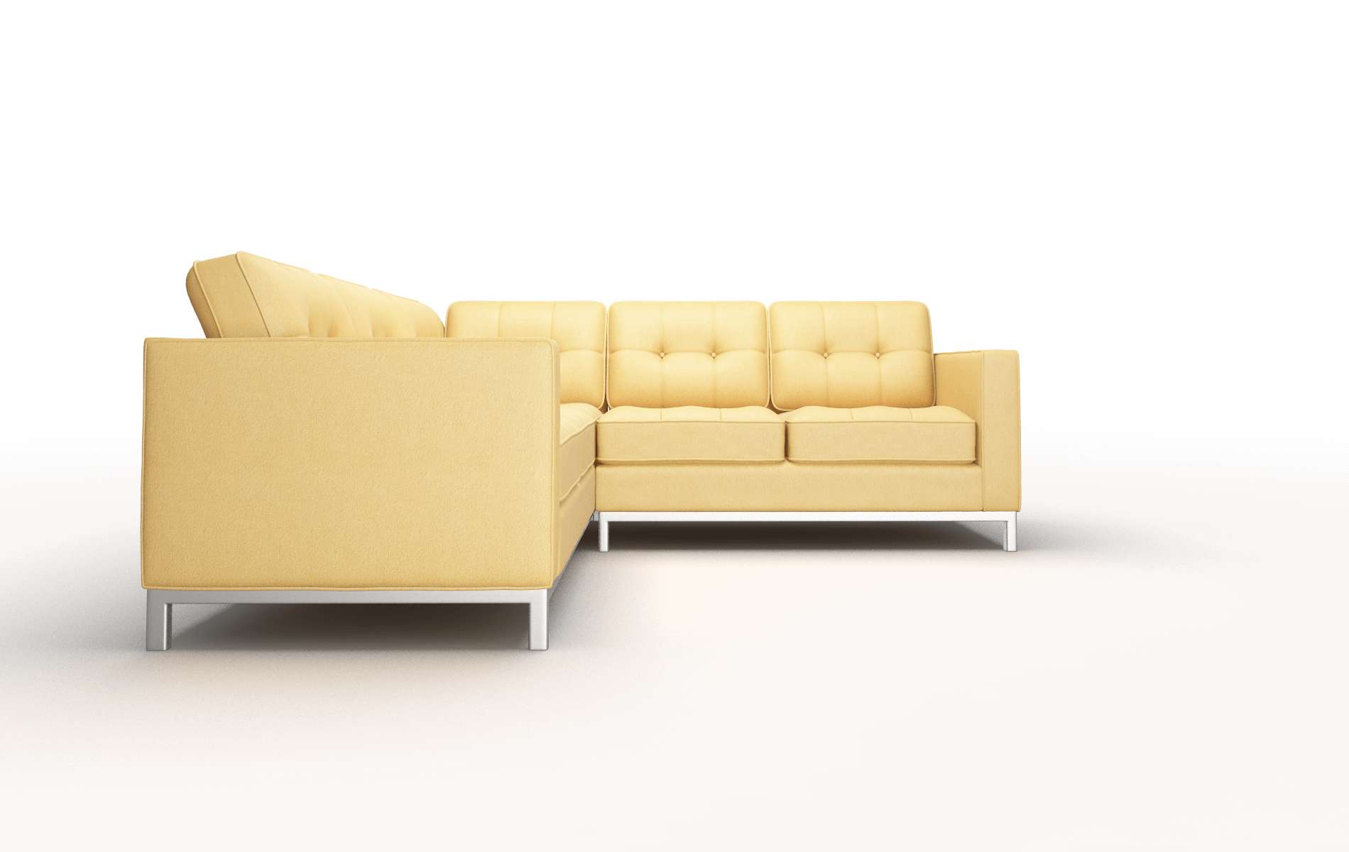 Oxford Dream_d Sunflower Sectional metal legs 2