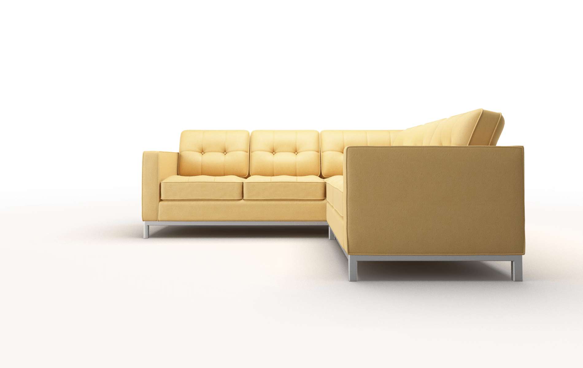 Oxford Dream_d Sunflower Sectional metal legs 5