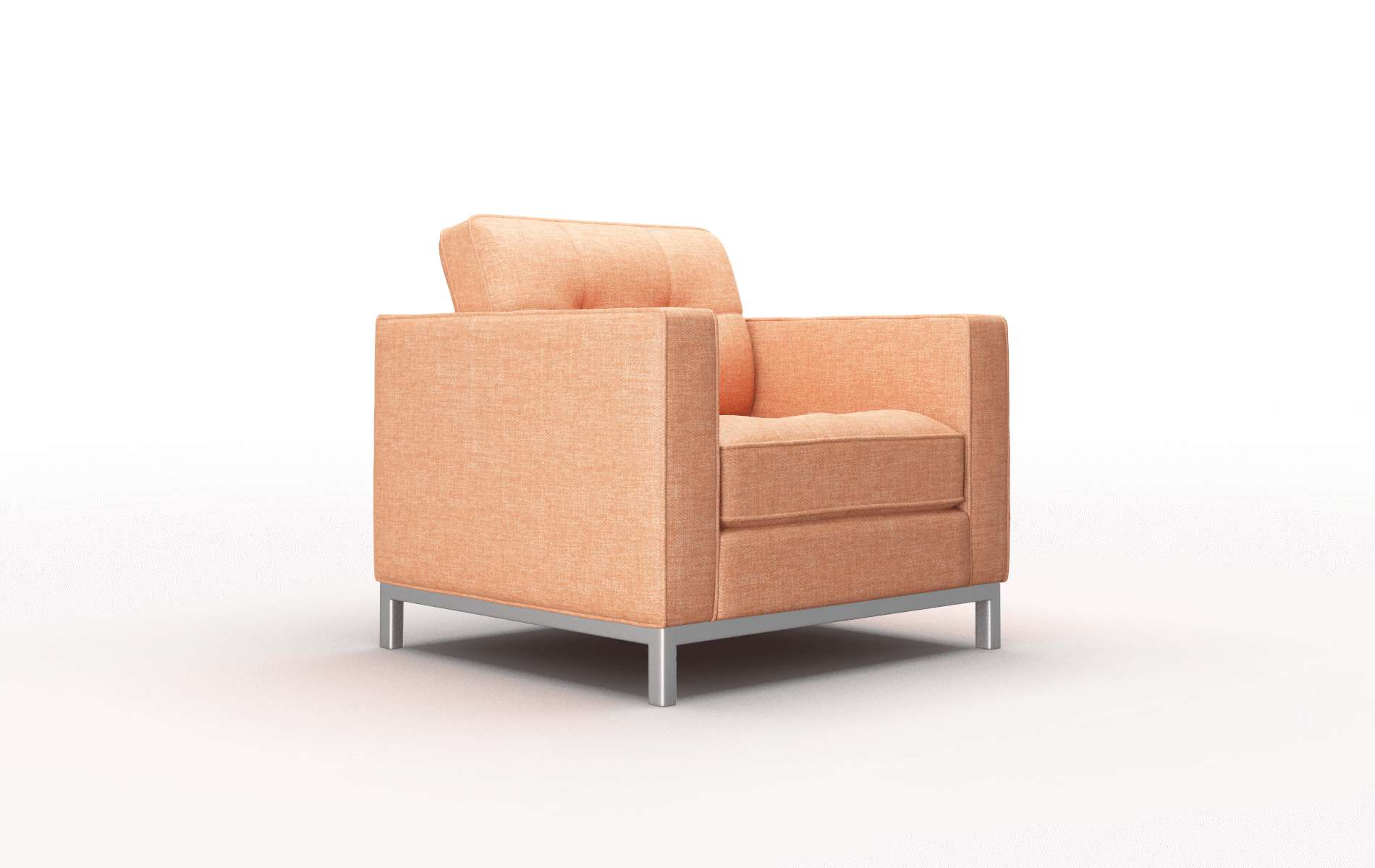 Oxford Durham Tangerine Chair metal legs 2