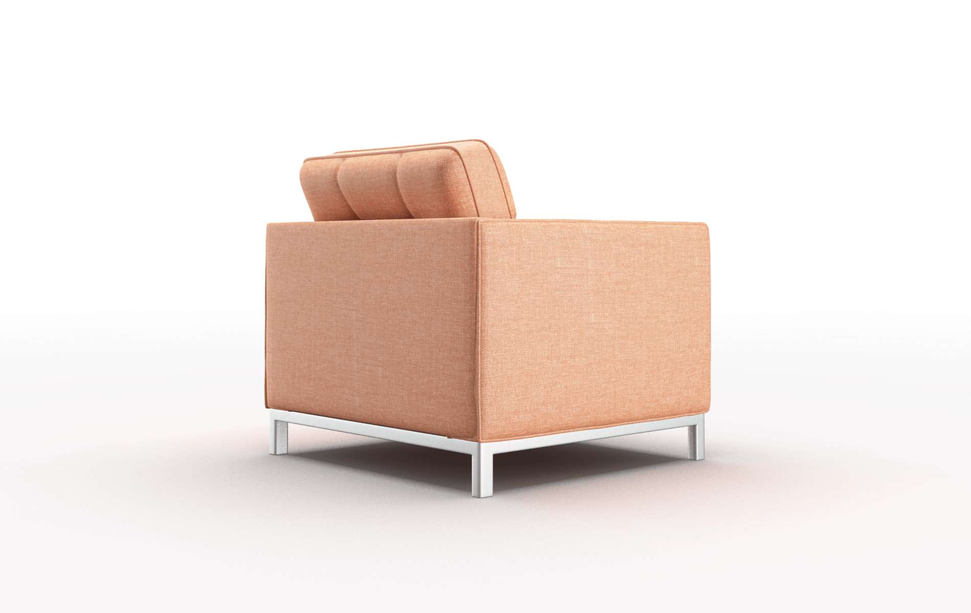 Oxford Durham Tangerine Chair metal legs 5
