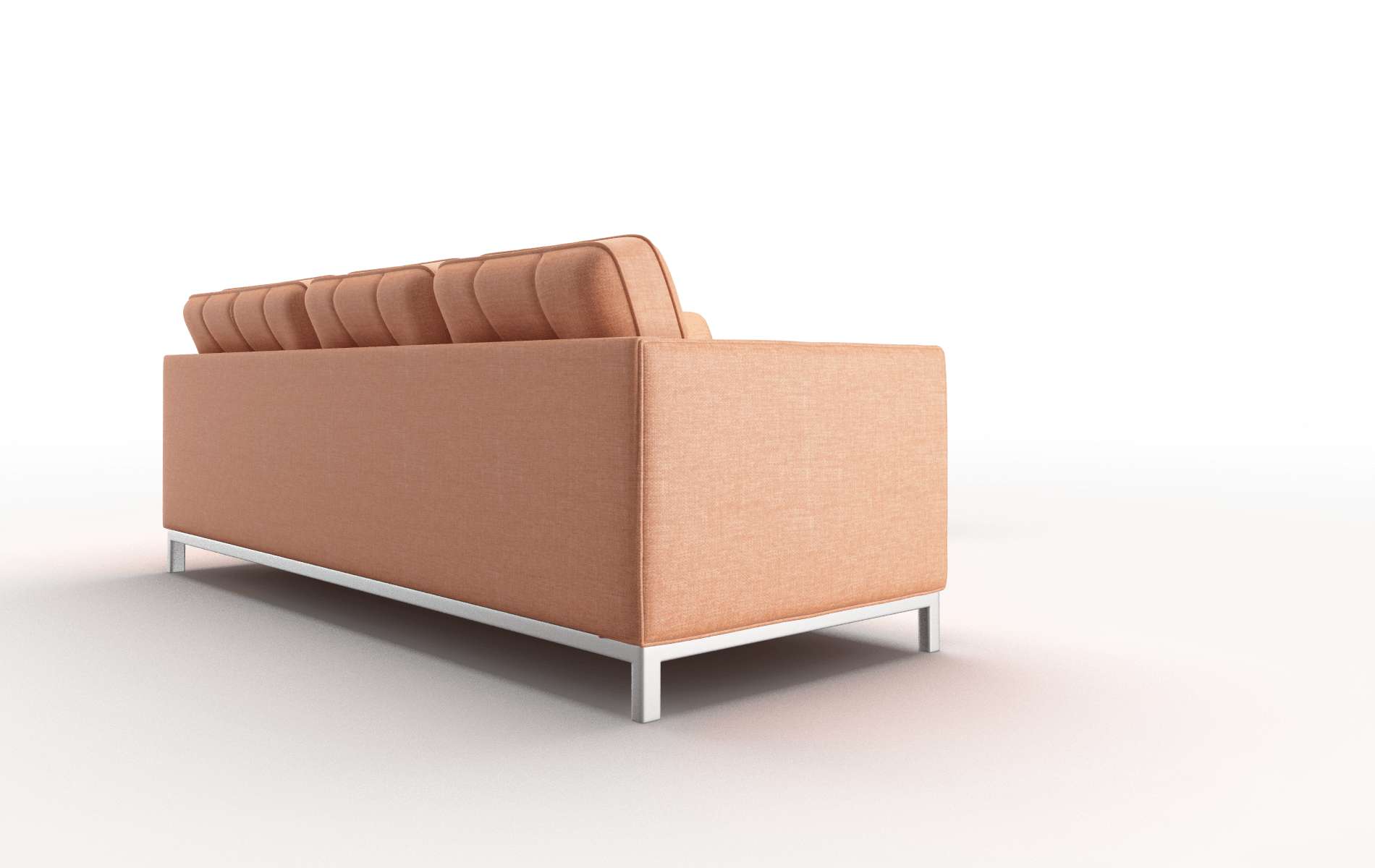 Oxford Durham Tangerine Sectional metal legs 3