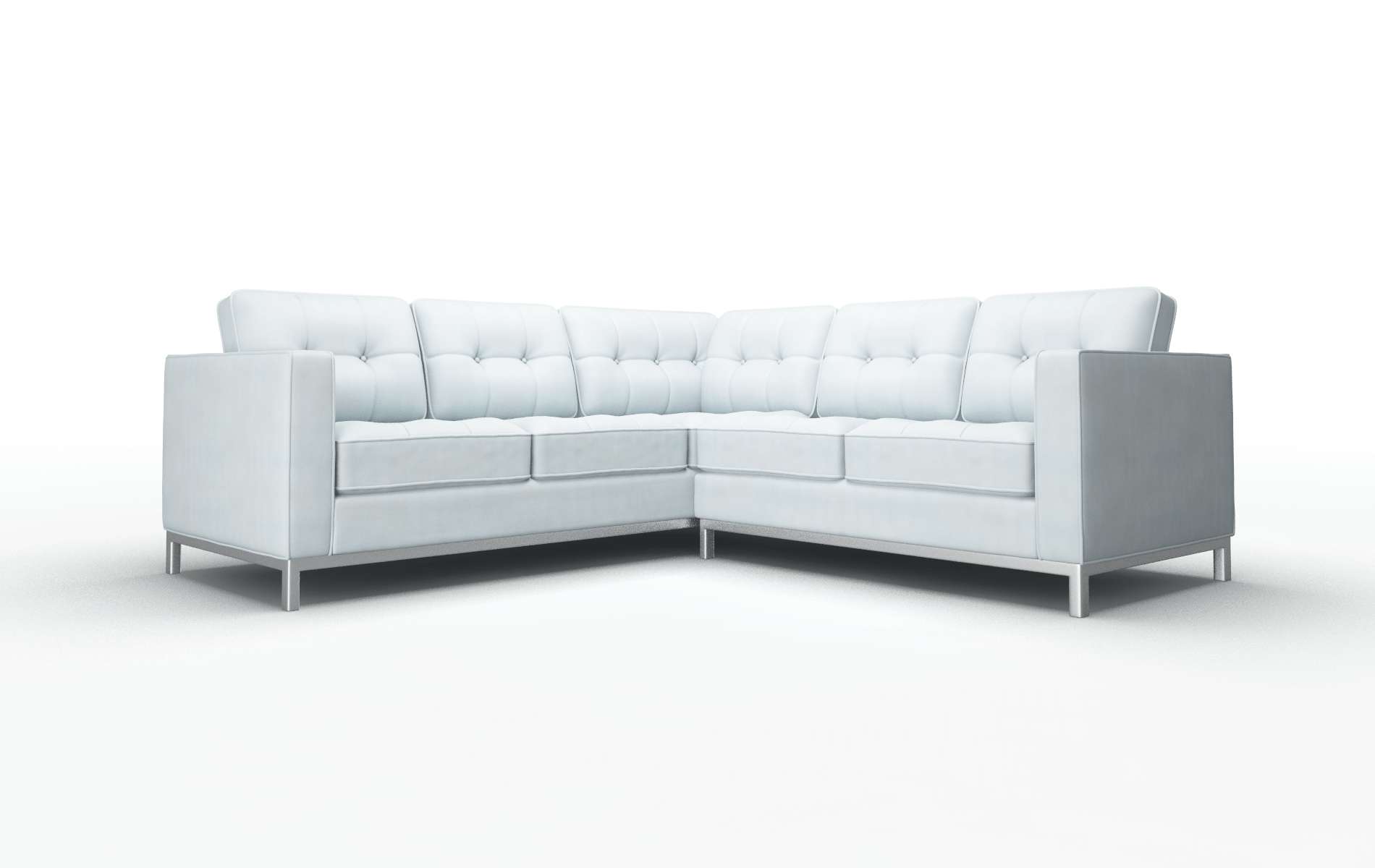 Oxford Hathaway aqua Sectional Metal Legs  1