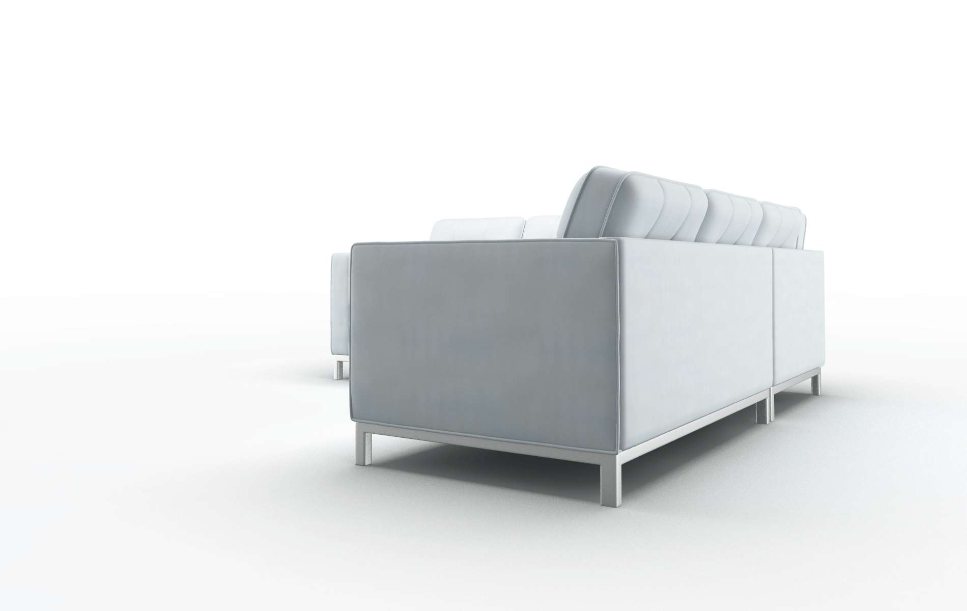 Oxford Hathaway Aqua Sectional metal legs 4