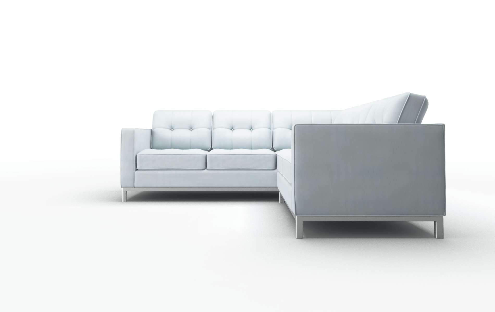 Oxford Hathaway Aqua Sectional metal legs 5