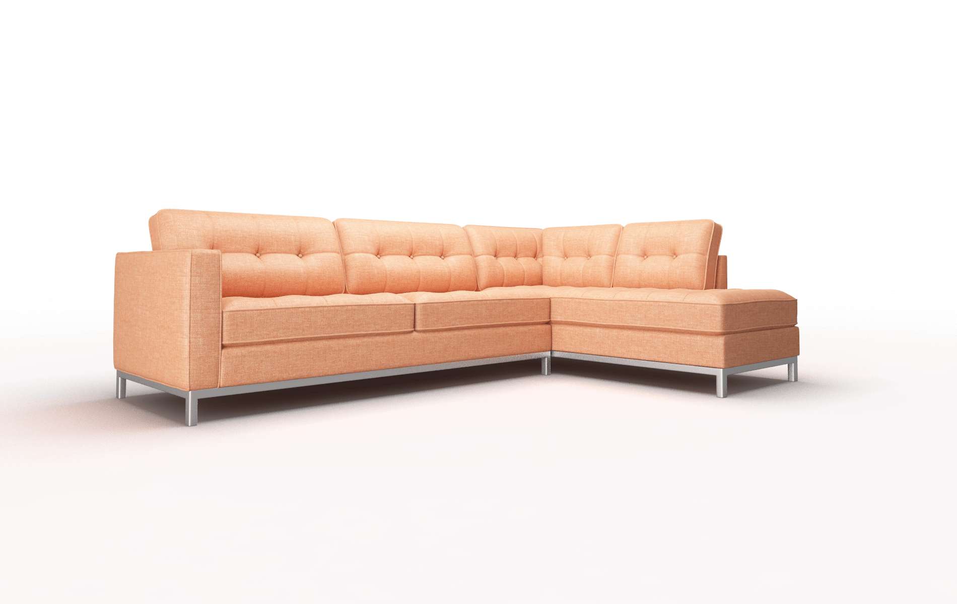 Oxford Hepburn Appricot Panel metal legs 2