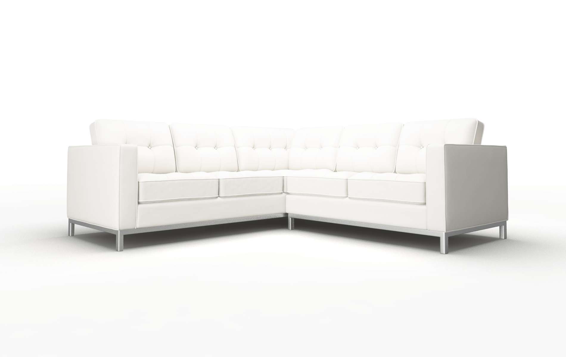 Oxford Keylargo Oatmeal Sectional metal legs 1