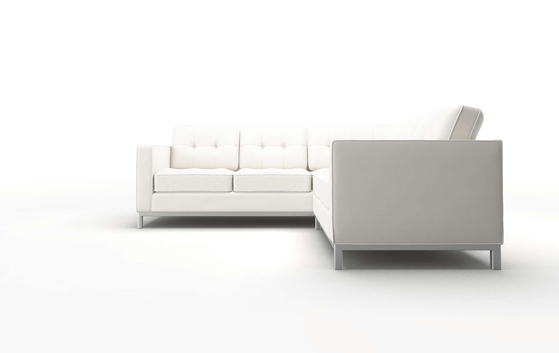 Oxford Keylargo Oatmeal Sectional metal legs 5