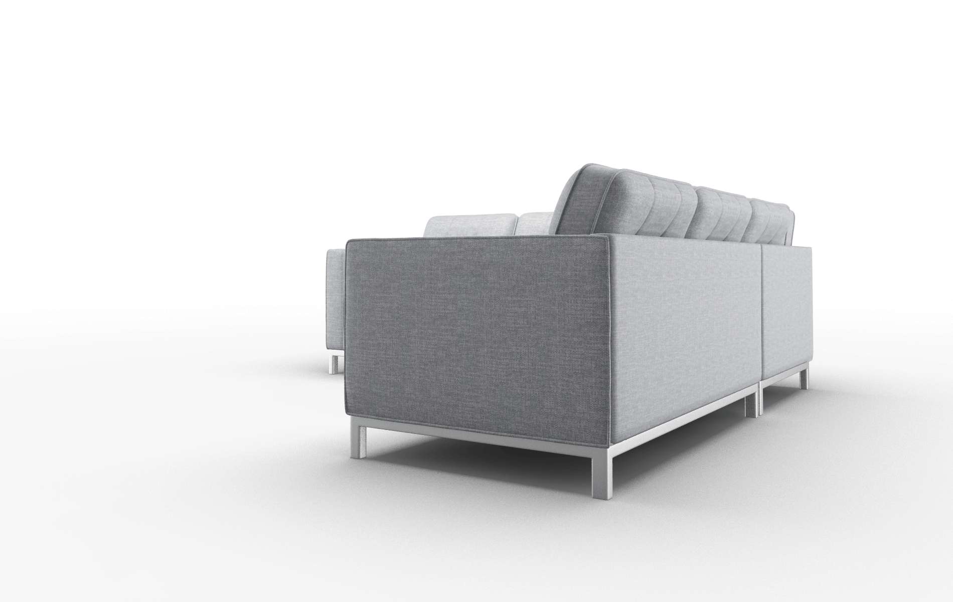 Oxford Lana Ash Sectional metal legs 4