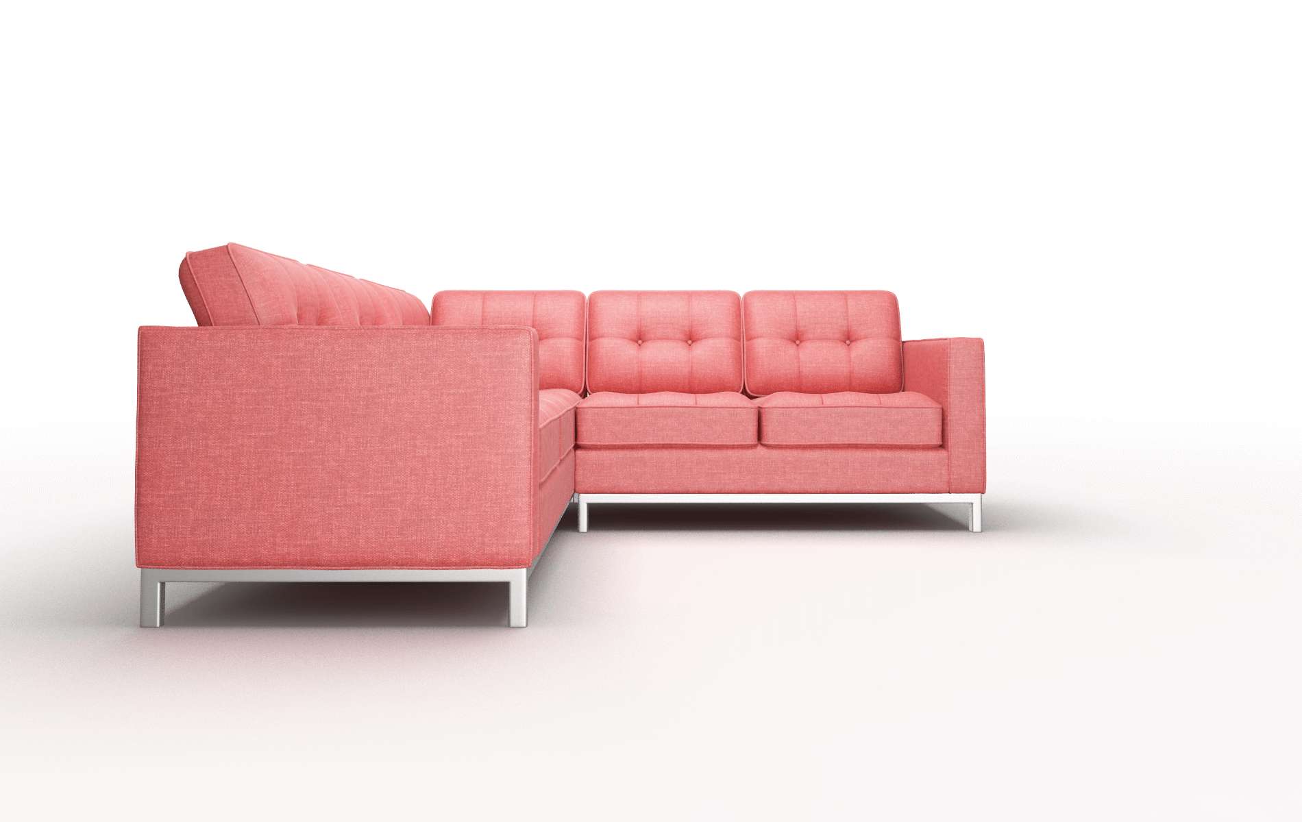 Oxford Leslie Poppy Sectional metal legs 2