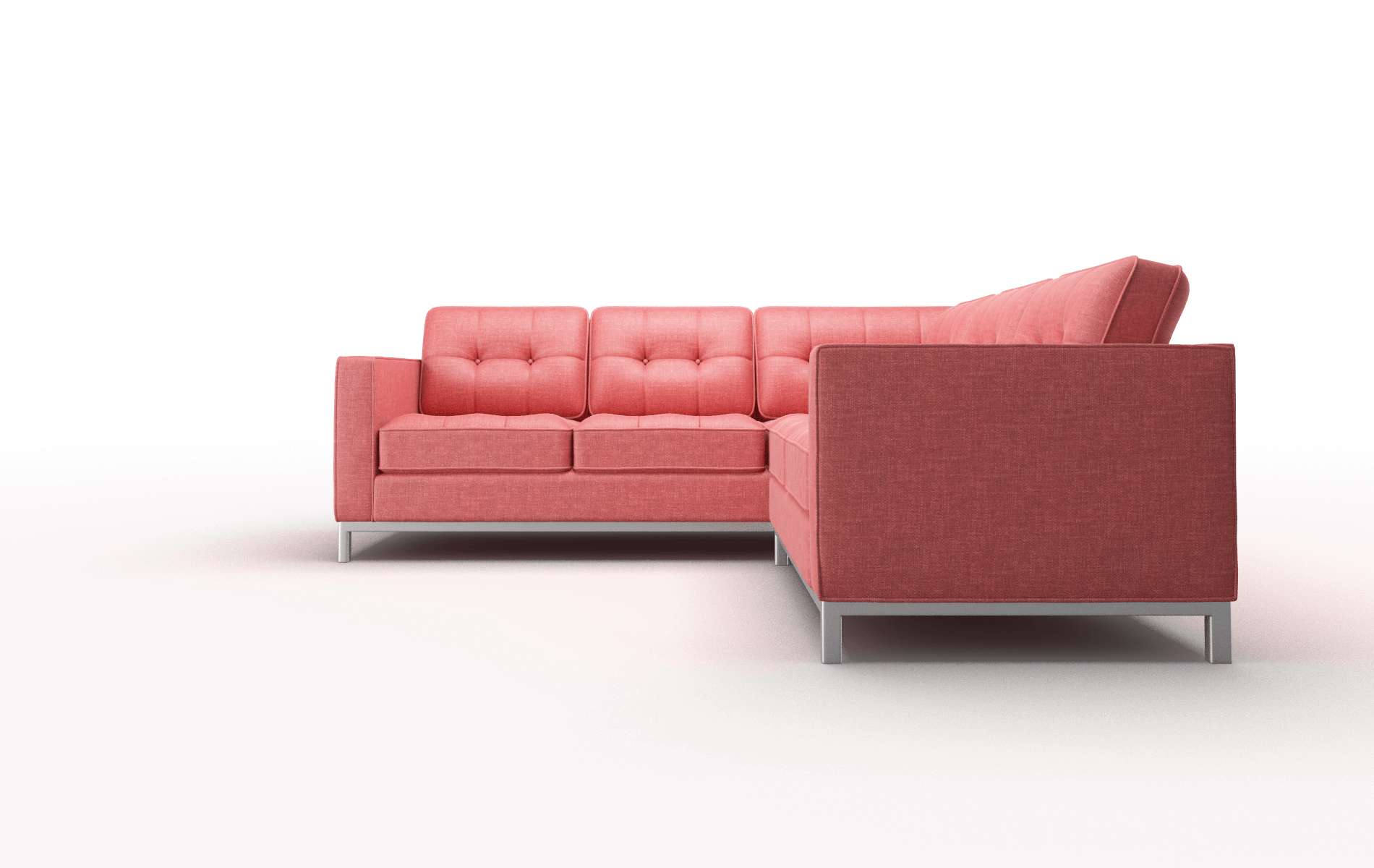 Oxford Leslie Poppy Sectional metal legs 5