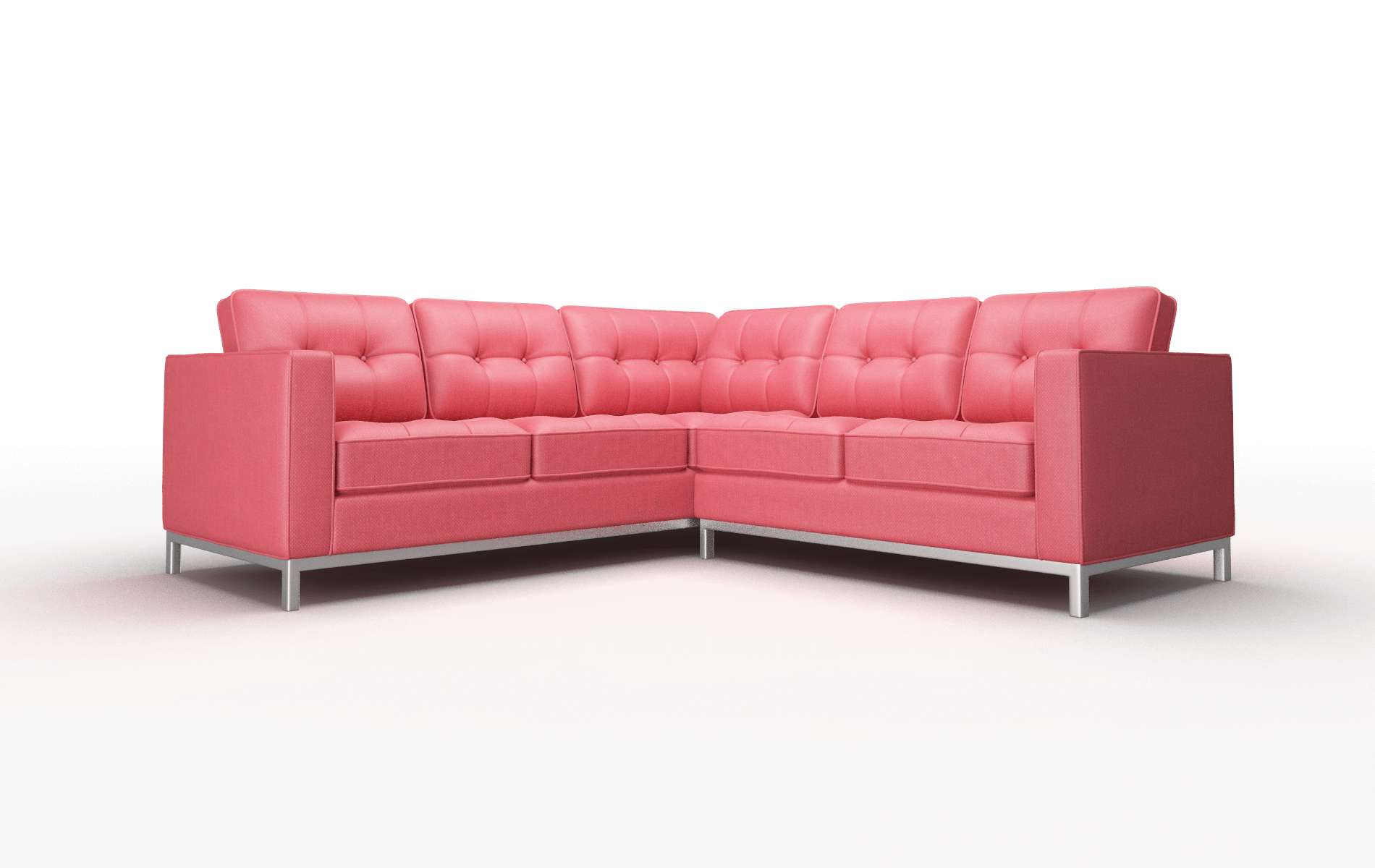 Oxford Pauline Ruby Sectional metal legs 1