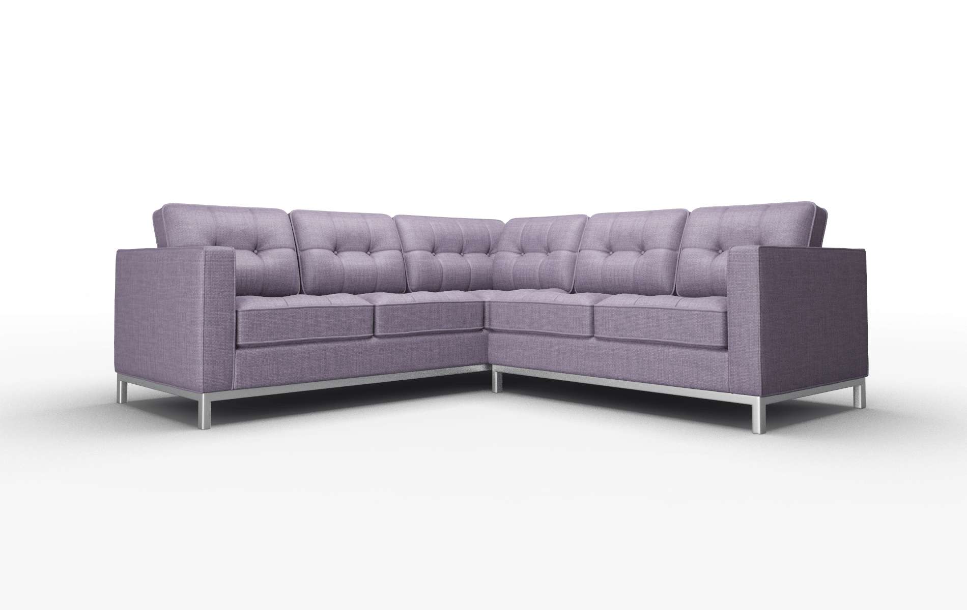 Oxford Tess blackberry Sectional Metal Legs  1