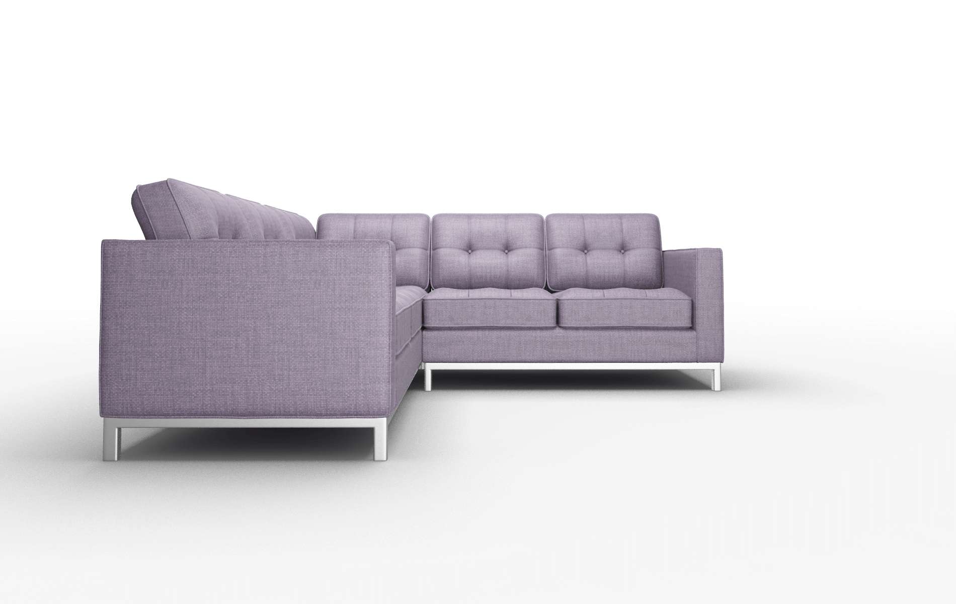 Oxford Tess Blackberry Sectional metal legs 2