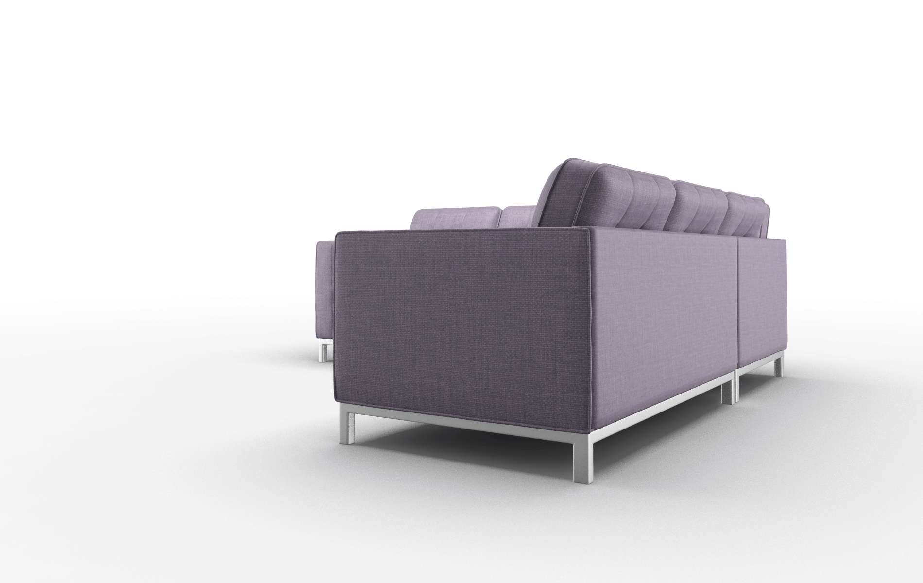 Oxford Tess Blackberry Sectional metal legs 4