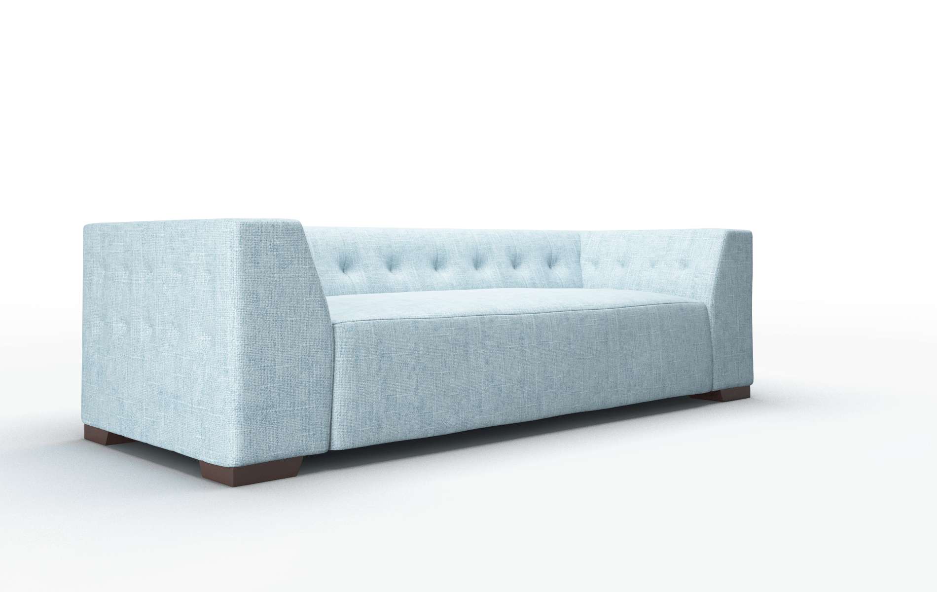 Palermo Atlas Turquoise Sofa espresso legs 2