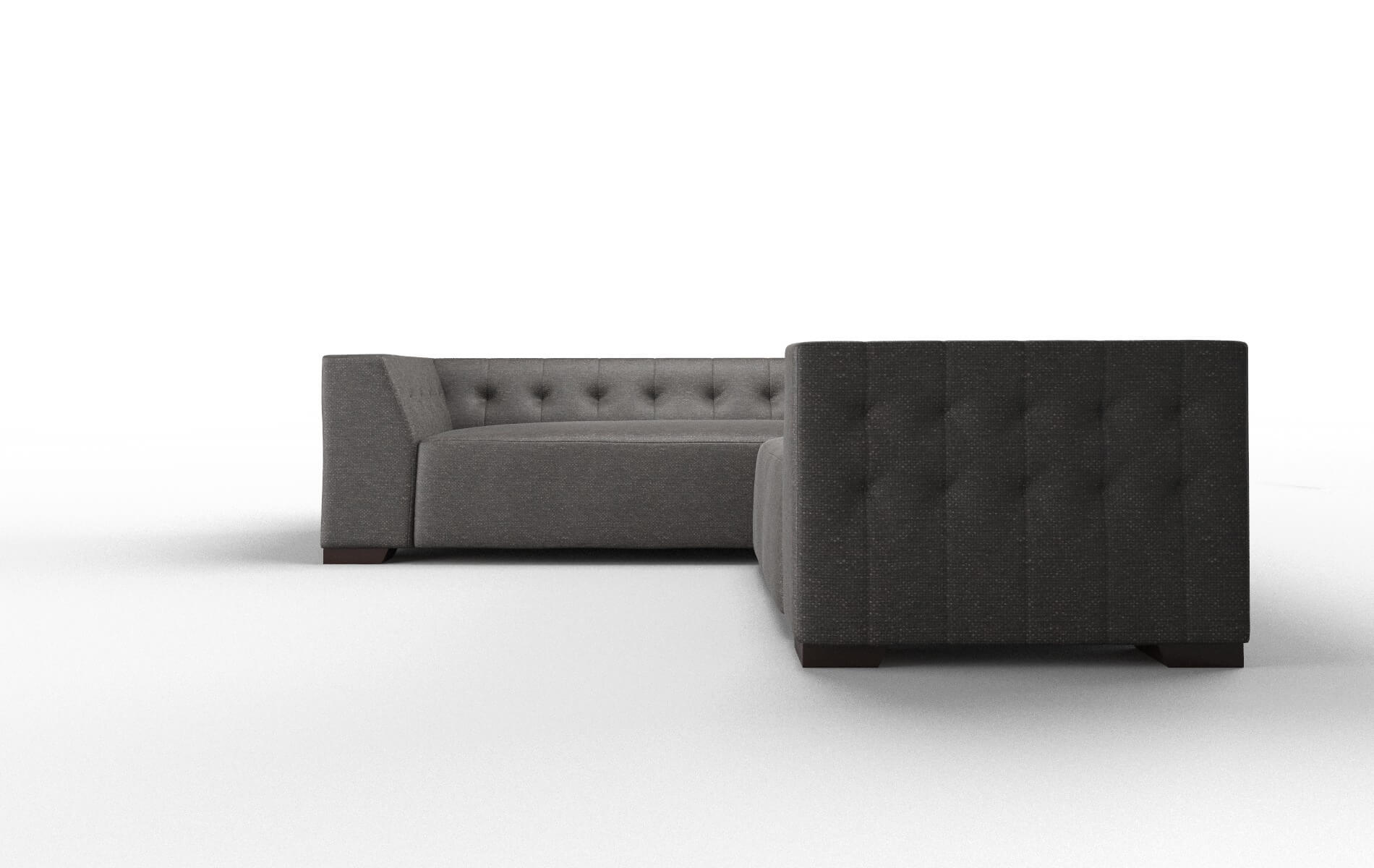 Palermo Avenger Denim Sectional espresso legs 5