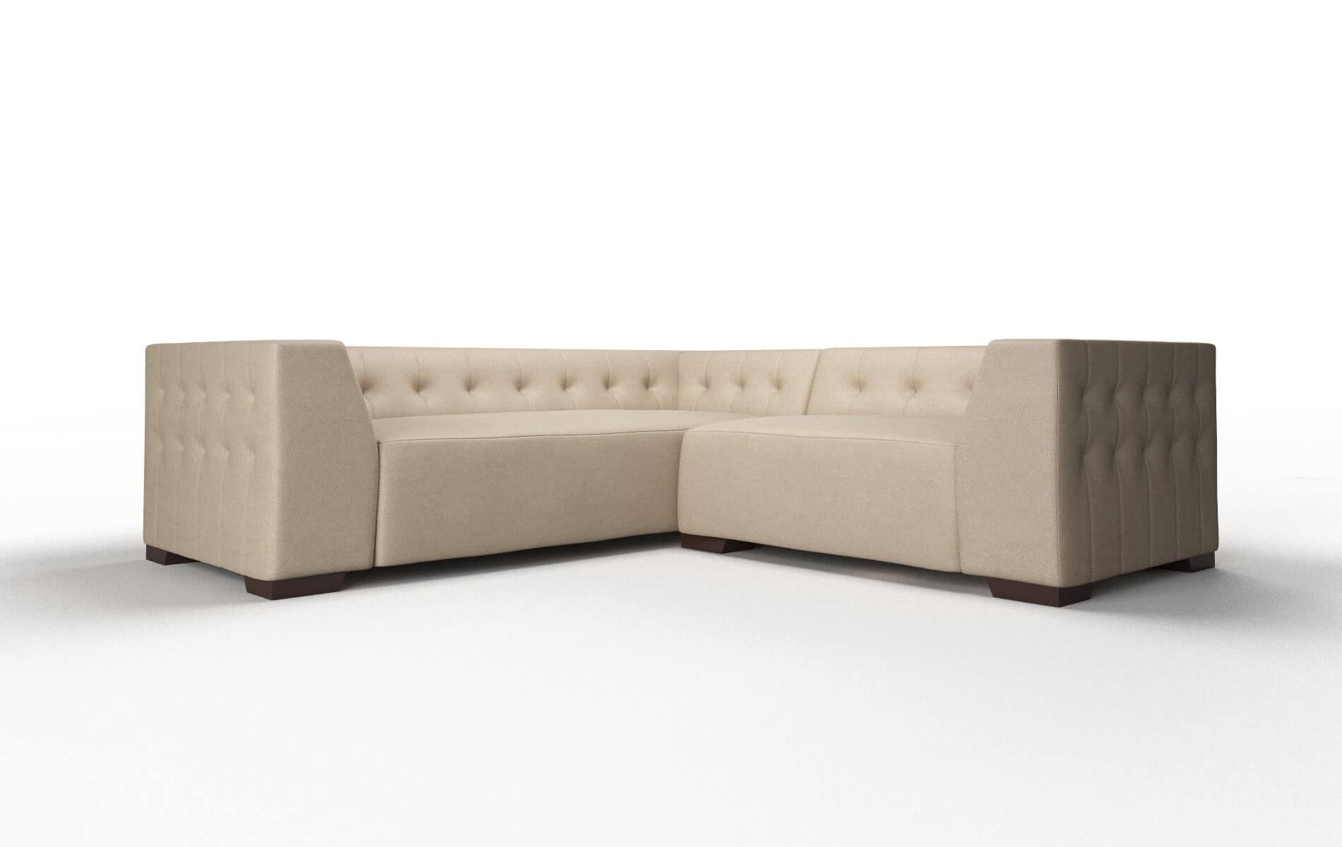 Palermo Avenger Driftwood Sectional espresso legs 1