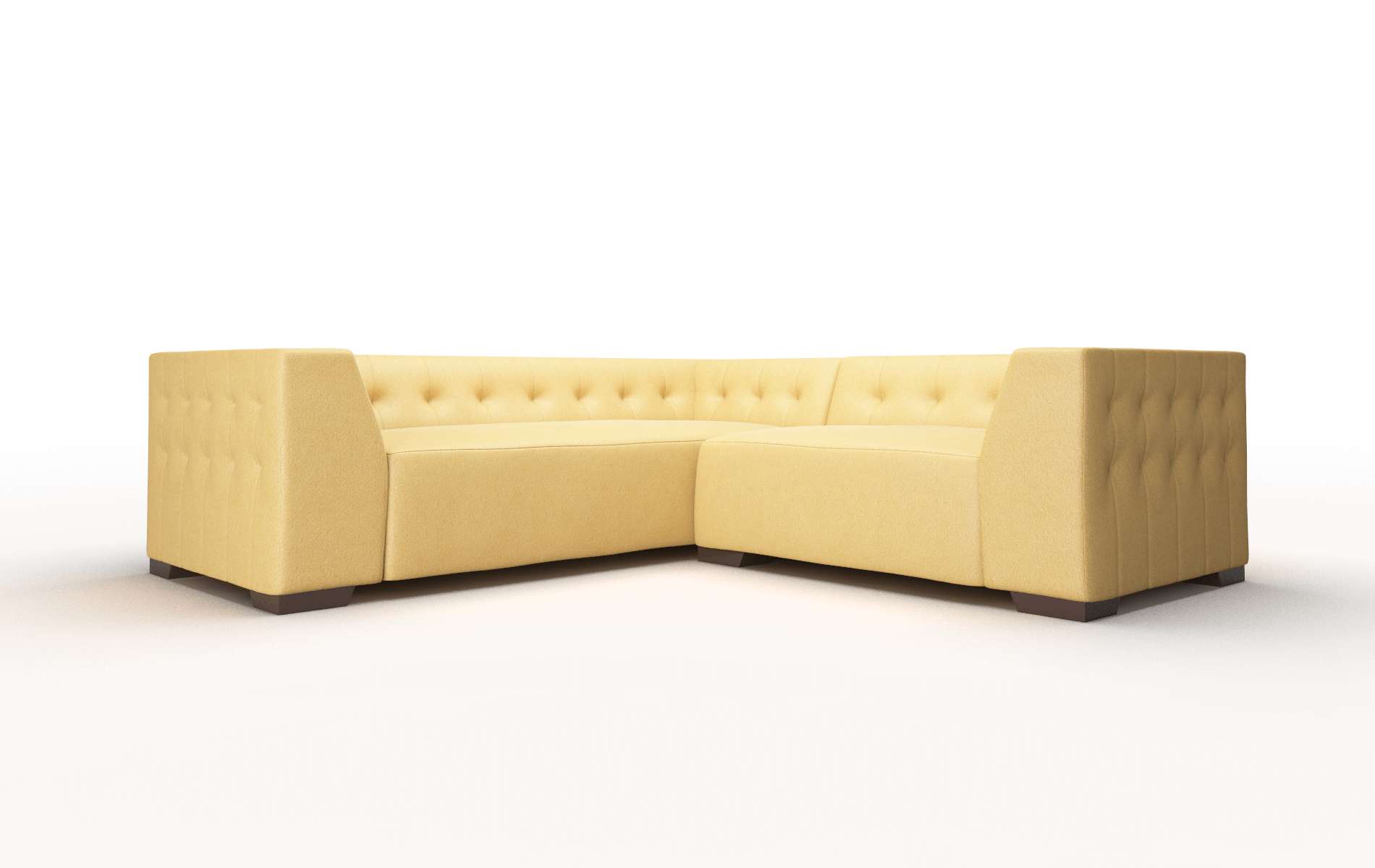 Palermo Bella amber Sectional Espresso Legs  1