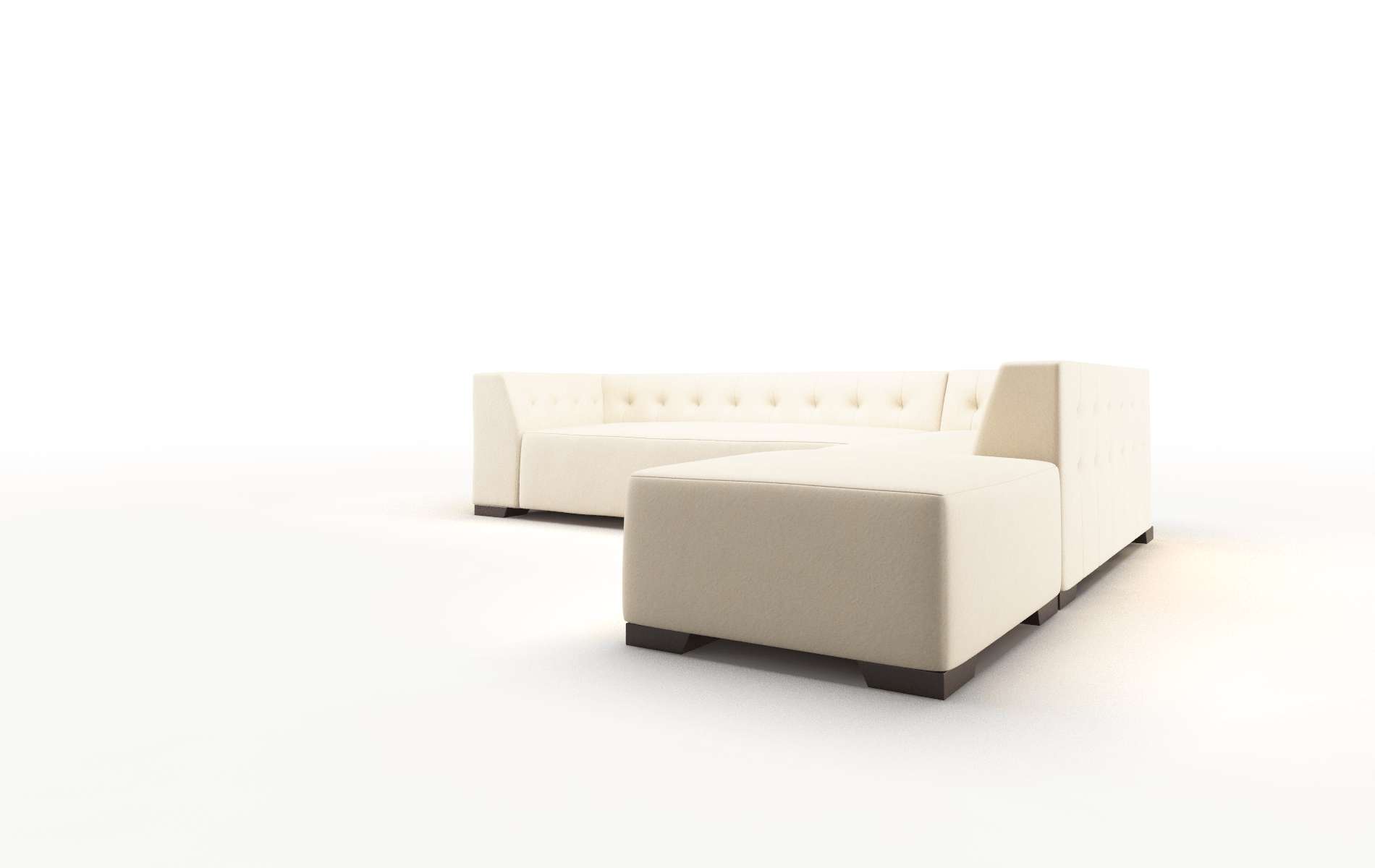 Palermo Bella Buckwheat Panel espresso legs 4