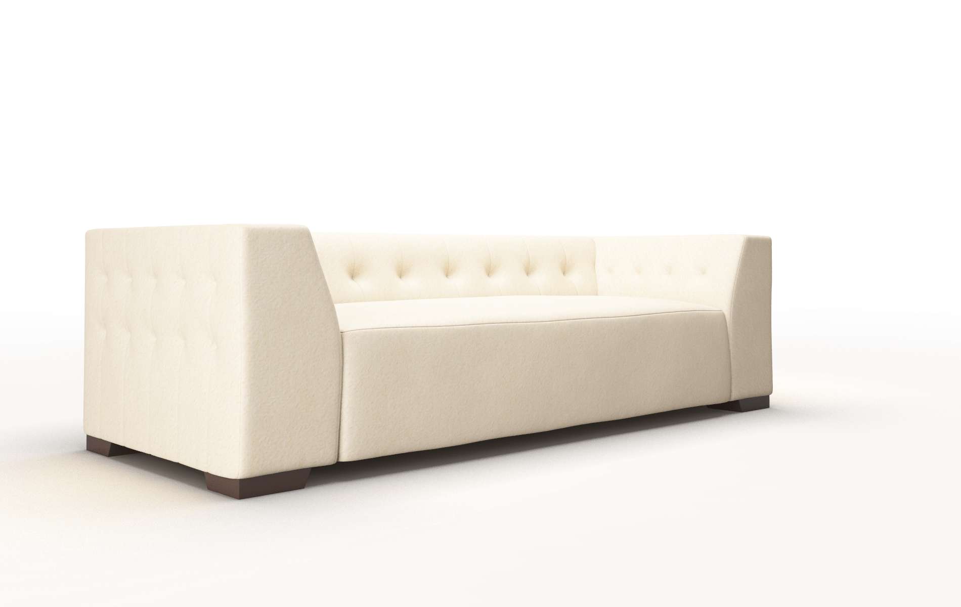 Palermo Bella Buckwheat Sofa espresso legs 2