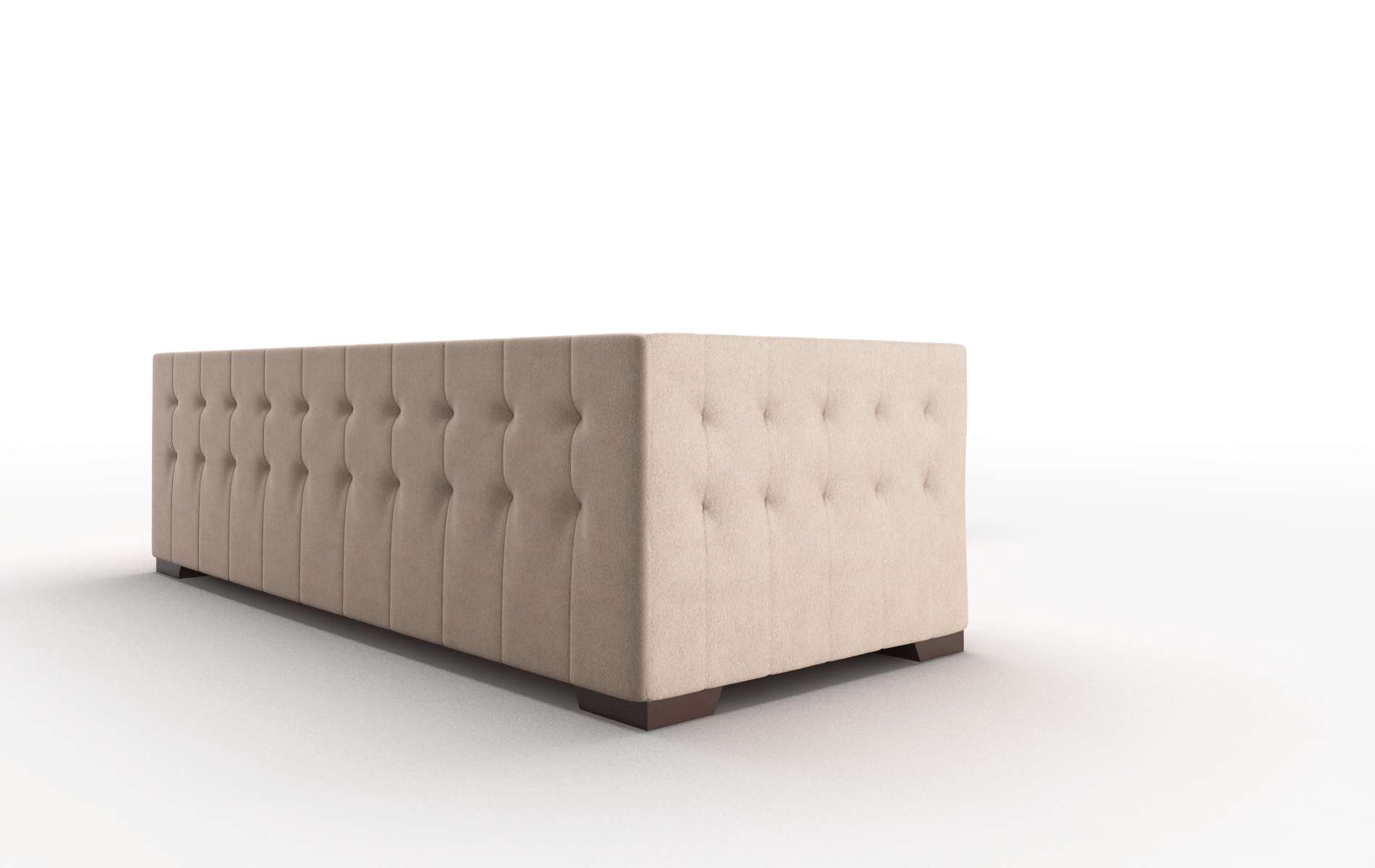 Palermo Bella Cocoa Sectional espresso legs 3