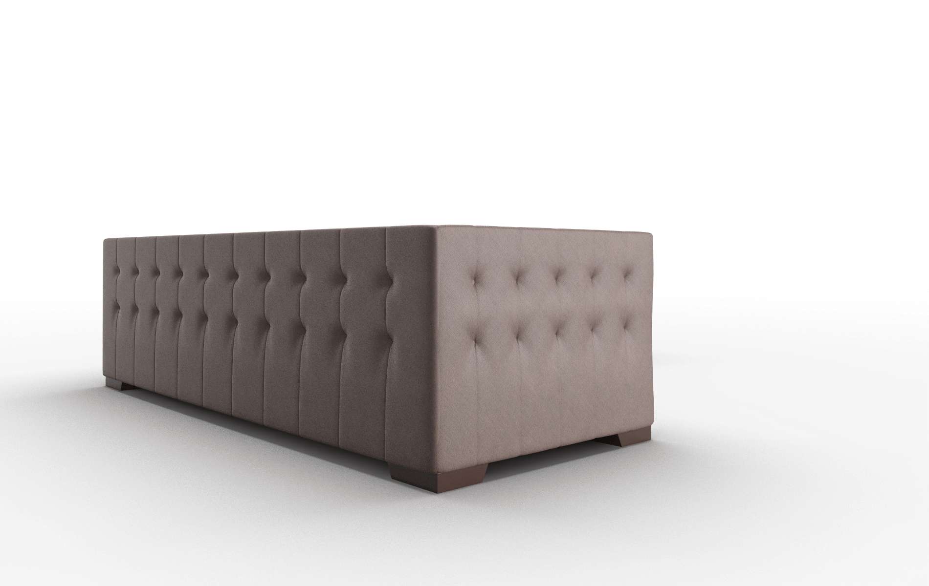 Palermo Bella Espresso Sectional espresso legs 3