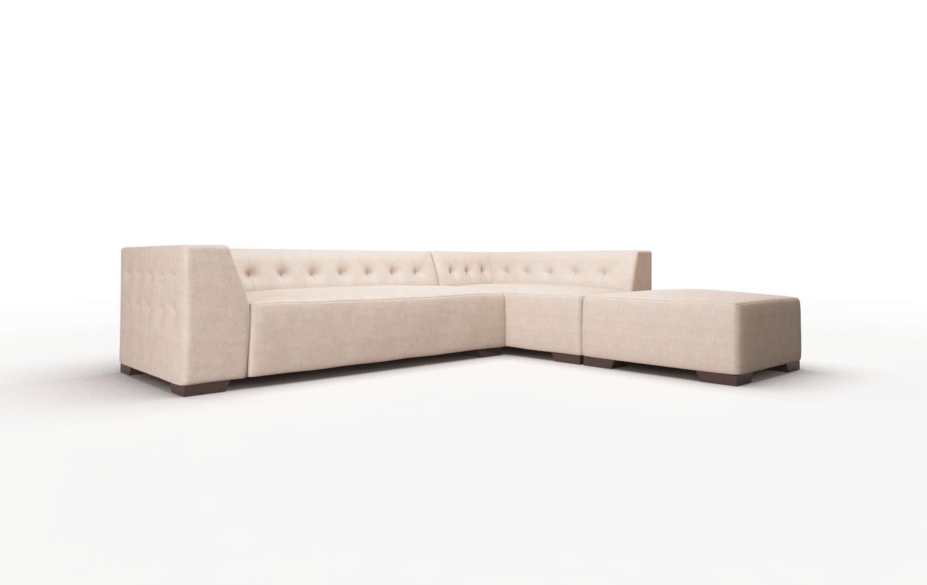 Palermo Bella Pewter Panel espresso legs 2