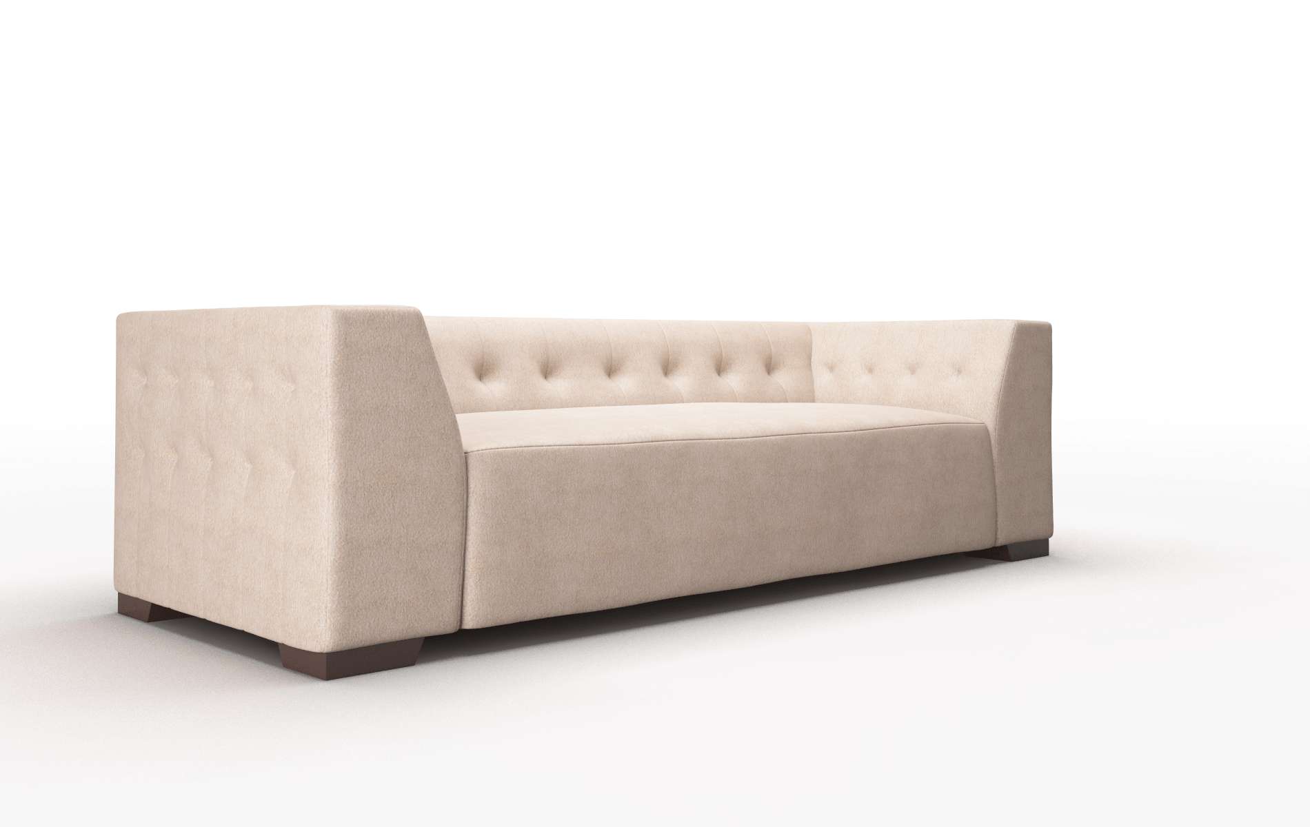 Palermo Bella Pewter Sofa espresso legs 2