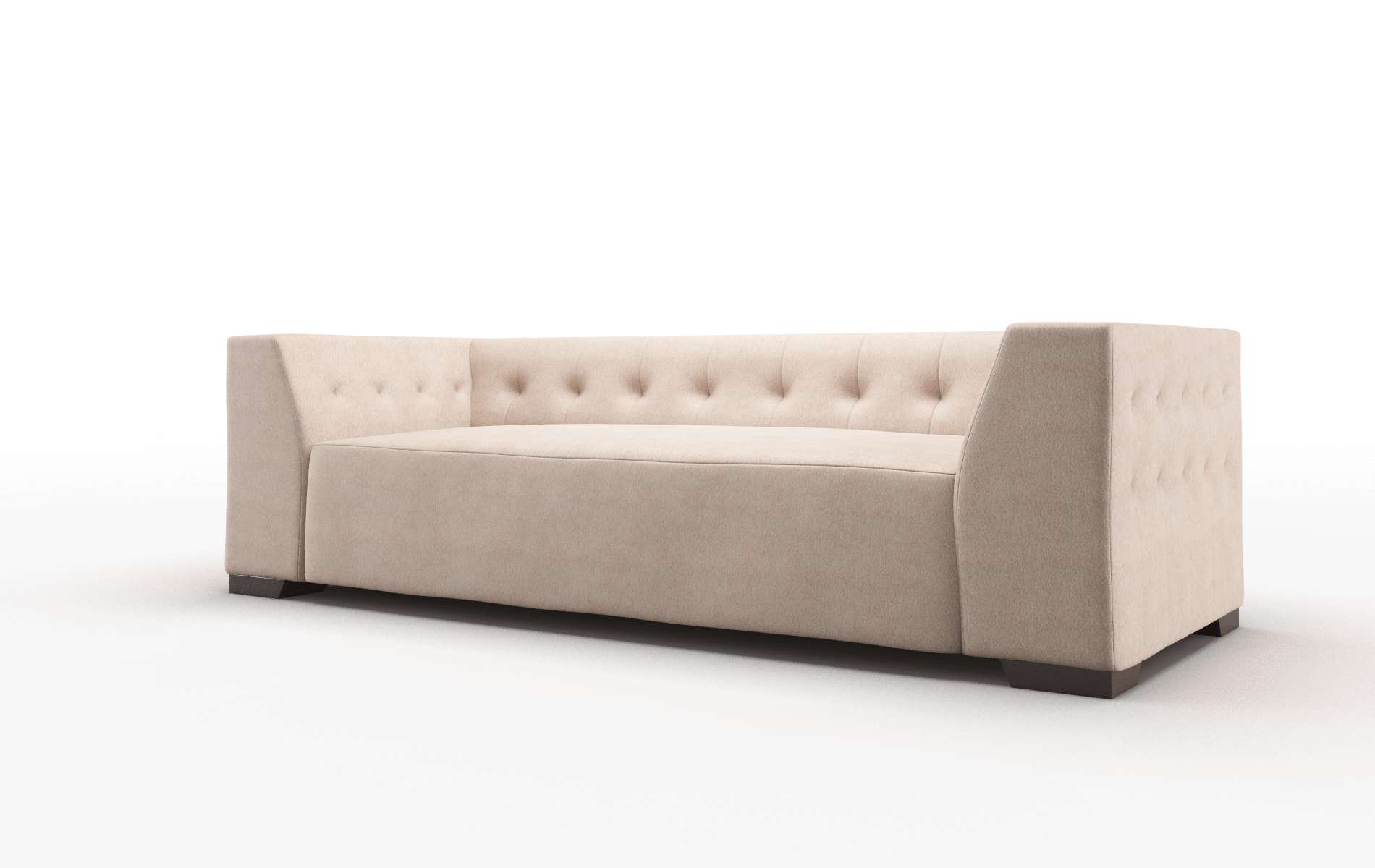 Palermo Bella Pewter Sofa espresso legs 4