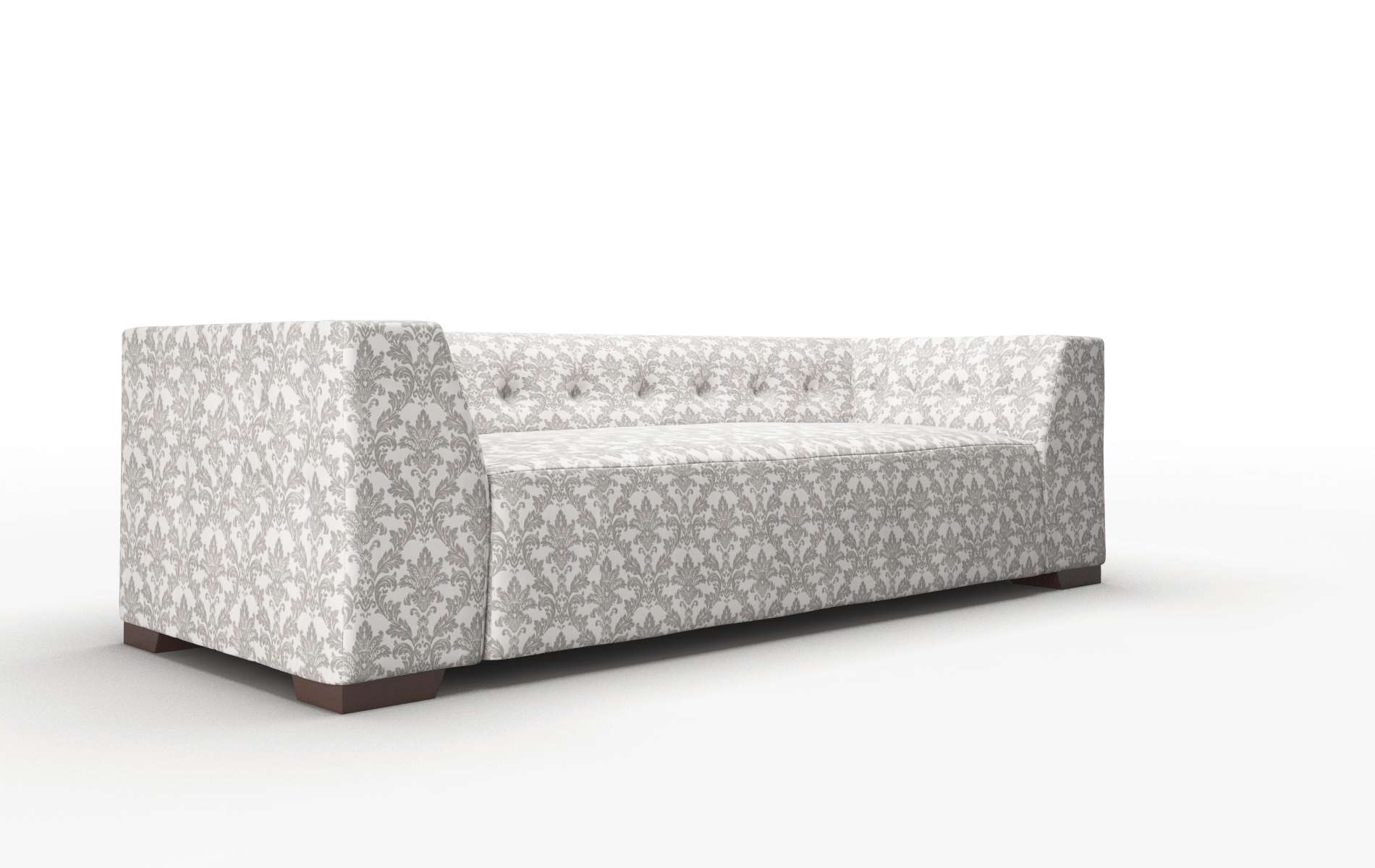Palermo Bergamo Dove Sofa espresso legs 2