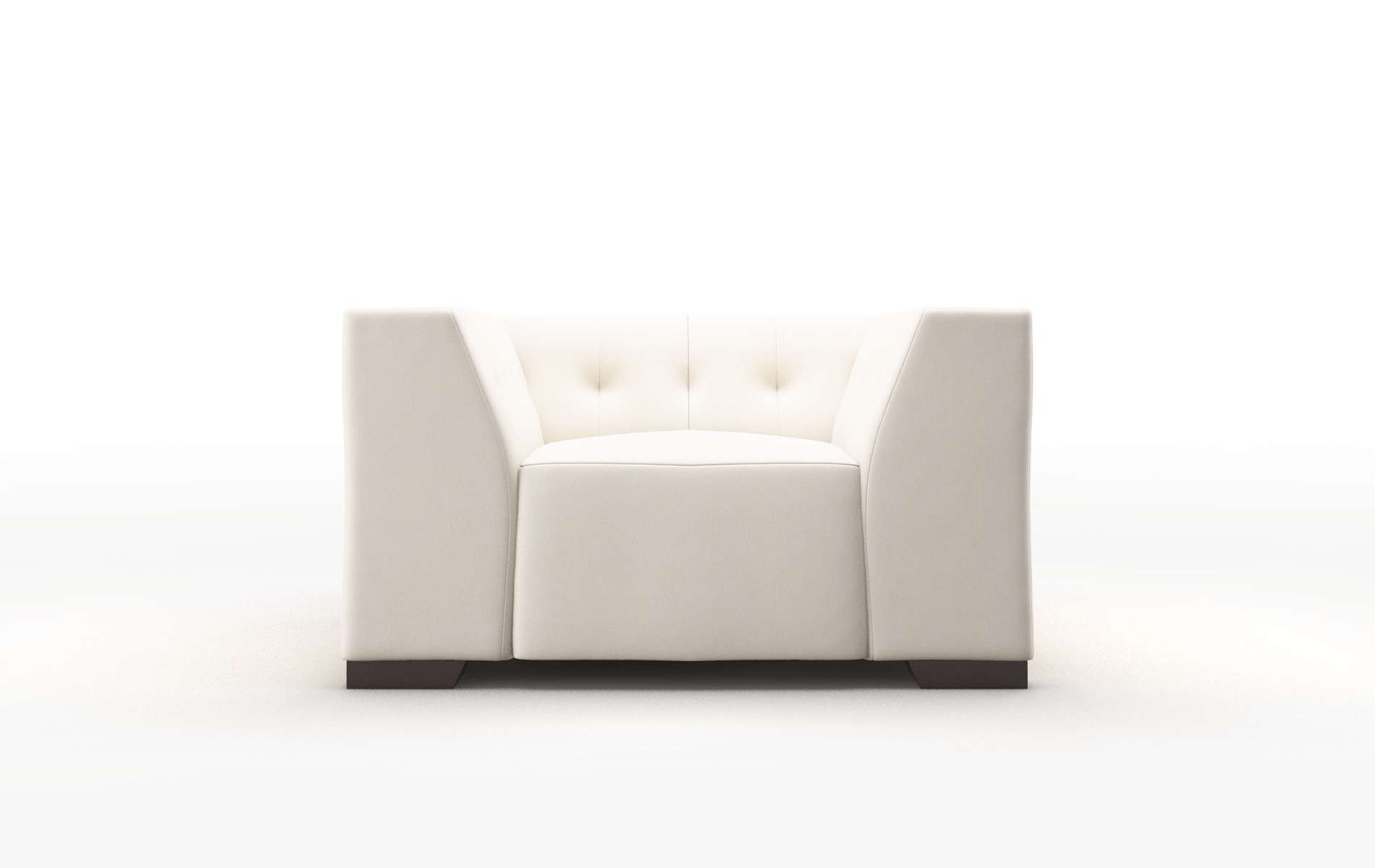 Palermo Blanche milky Chair Espresso Legs  1