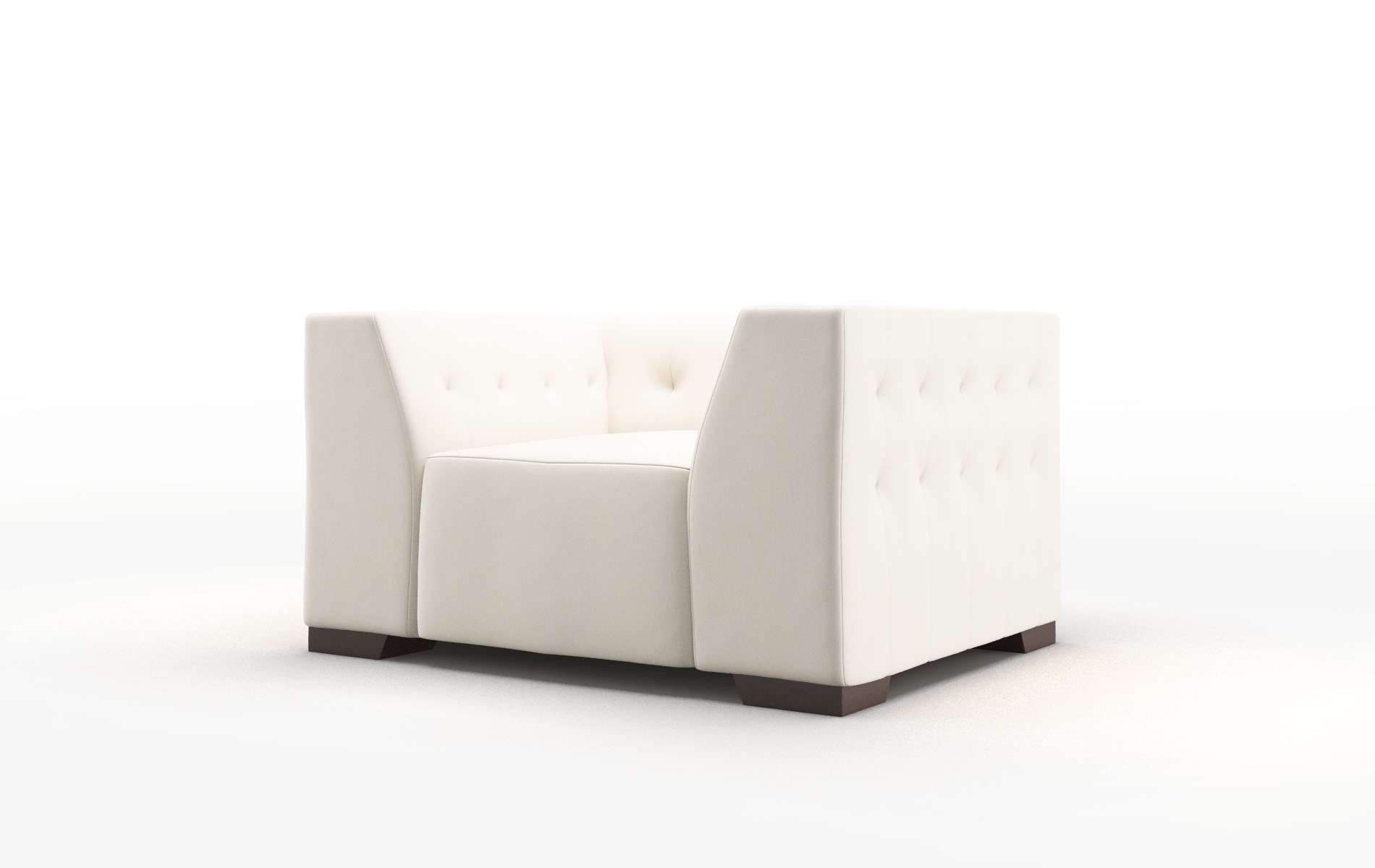 Palermo Blanche Milky Chair espresso legs 4