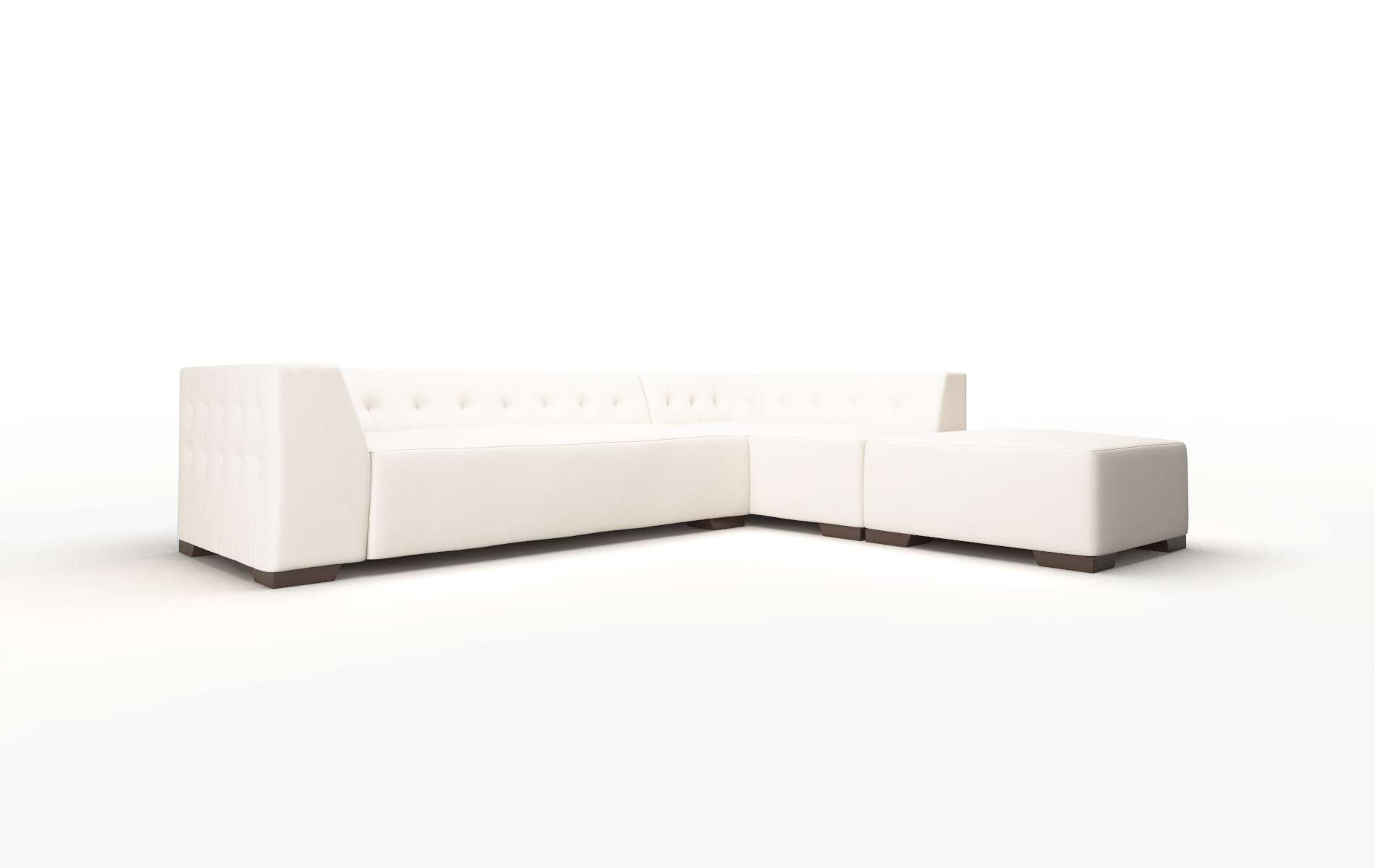 Palermo Blanche Milky Panel espresso legs 2