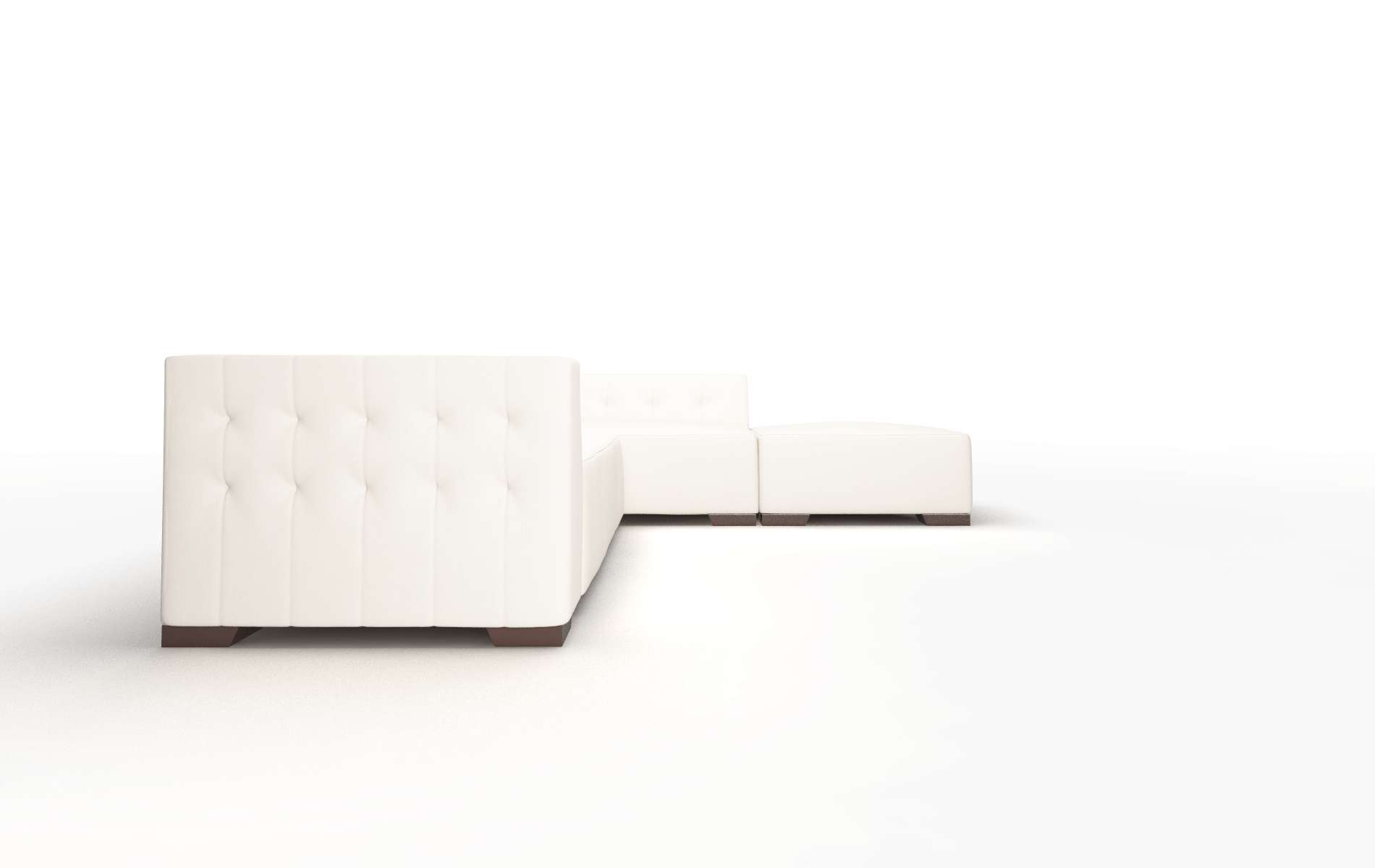 Palermo Blanche Milky Panel espresso legs 3