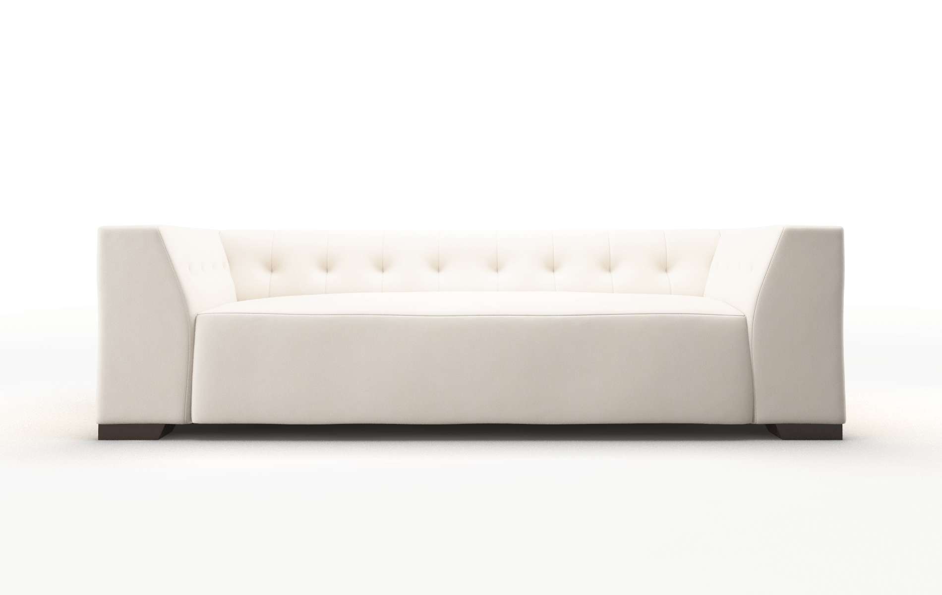 Palermo Blanche Milky Sofa espresso legs 1