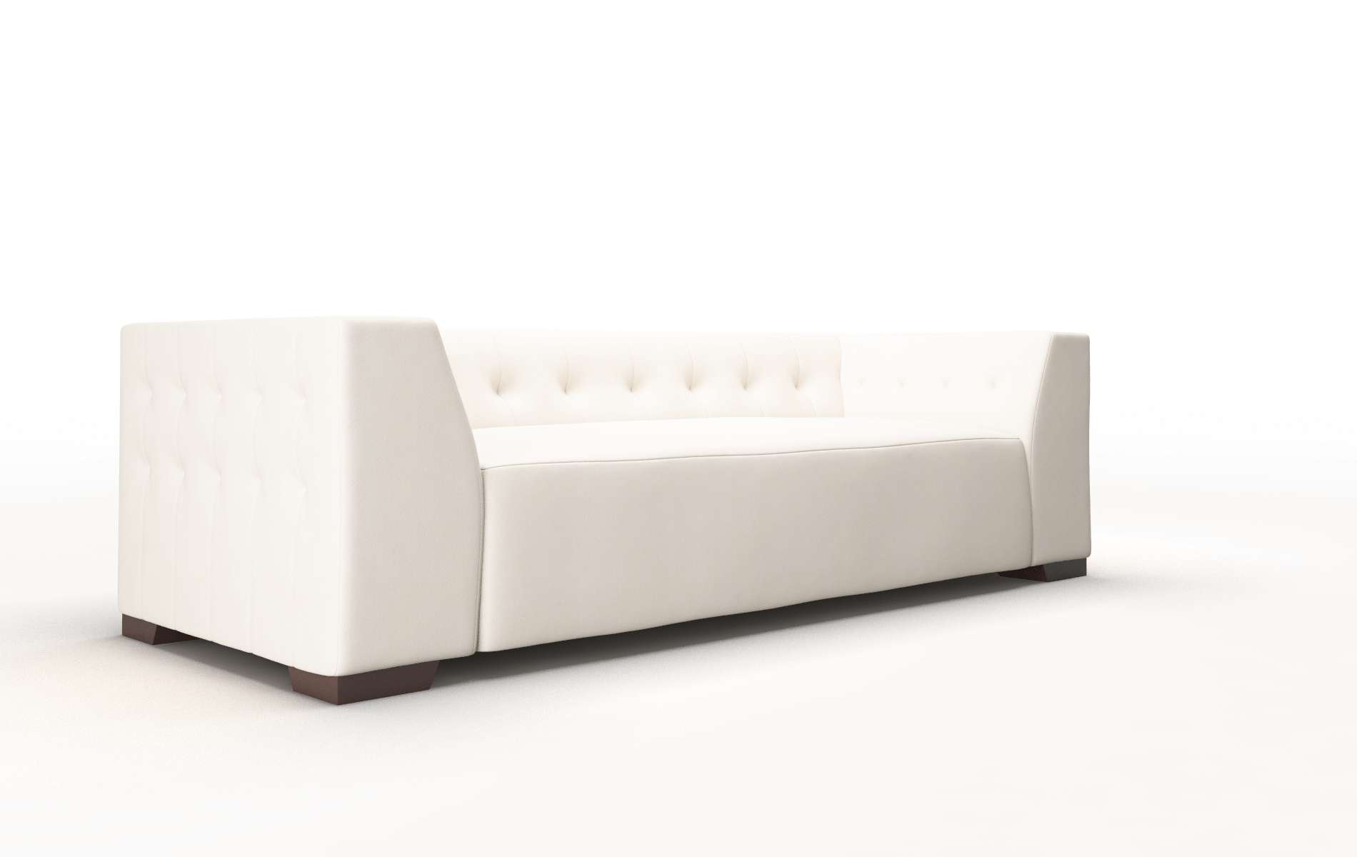 Palermo Blanche Milky Sofa espresso legs 2