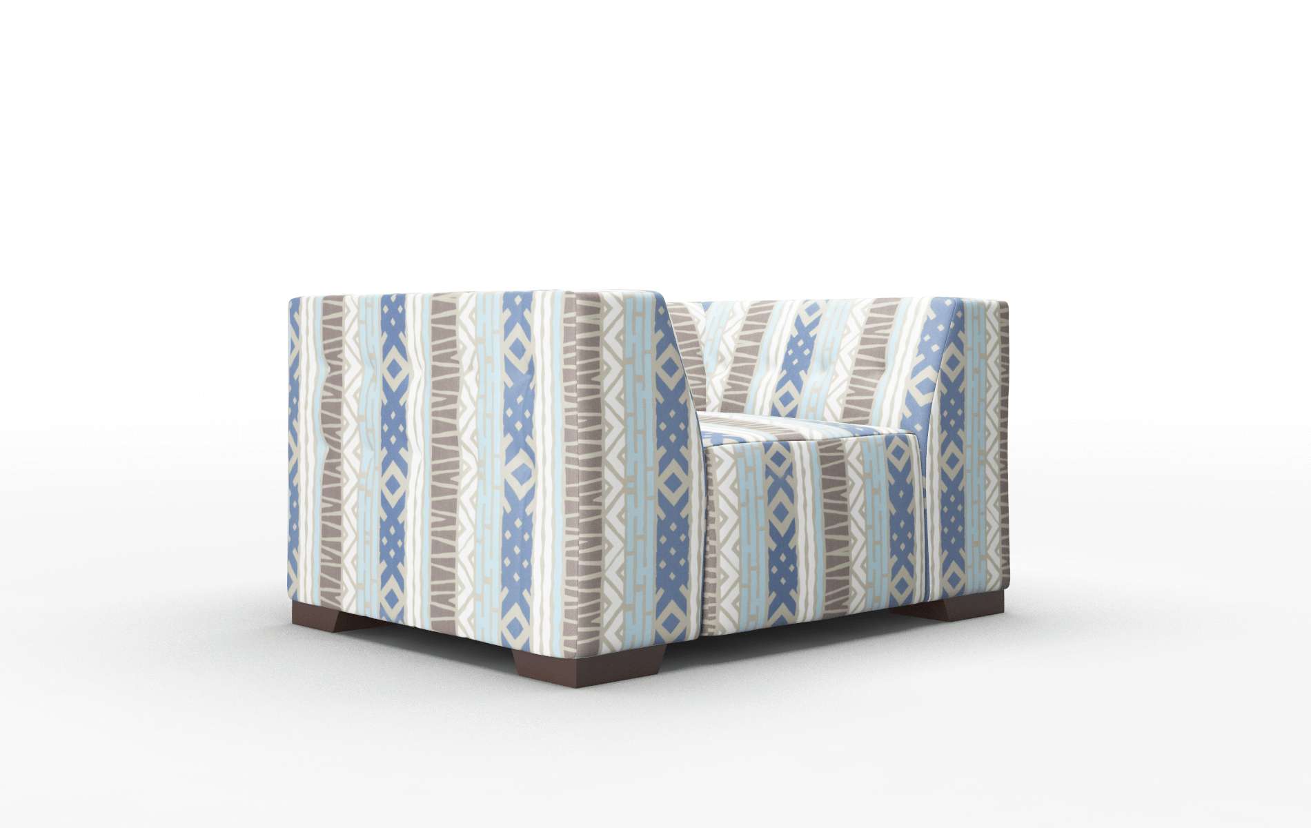 Palermo Bodhi Indigo Chair espresso legs 2