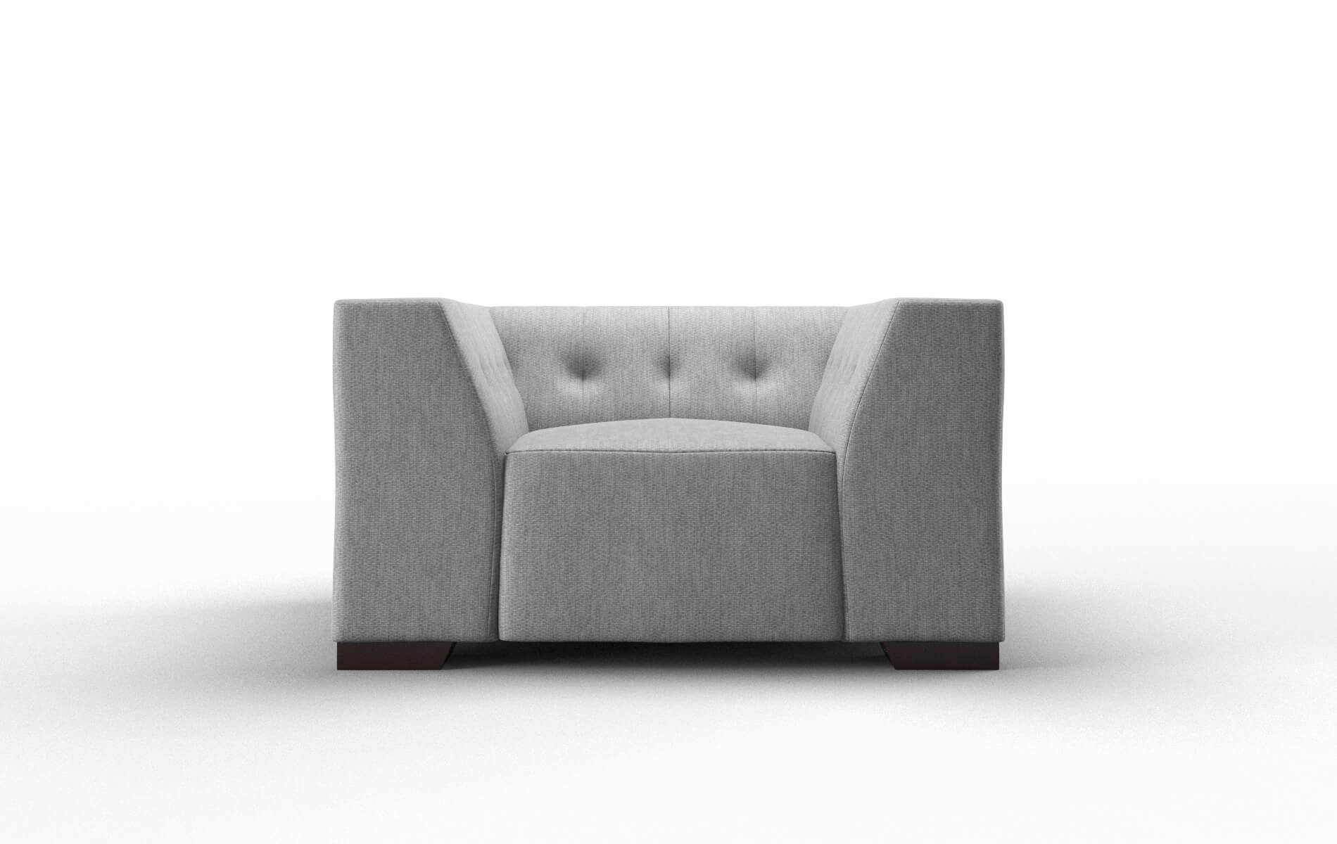 Palermo Bungalow Graphite Chair espresso legs 1