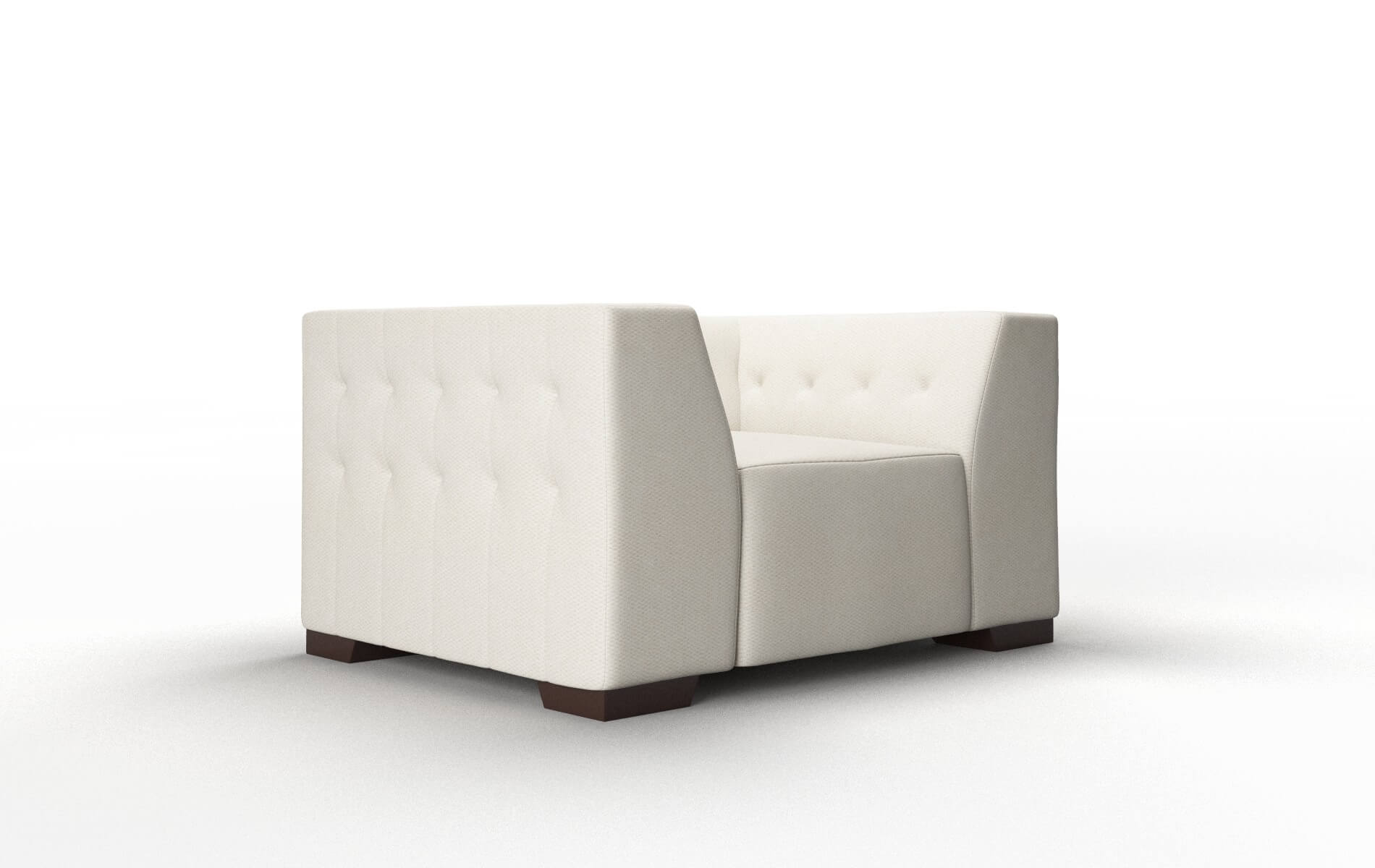 Palermo Bungalow Ivory Chair espresso legs 2