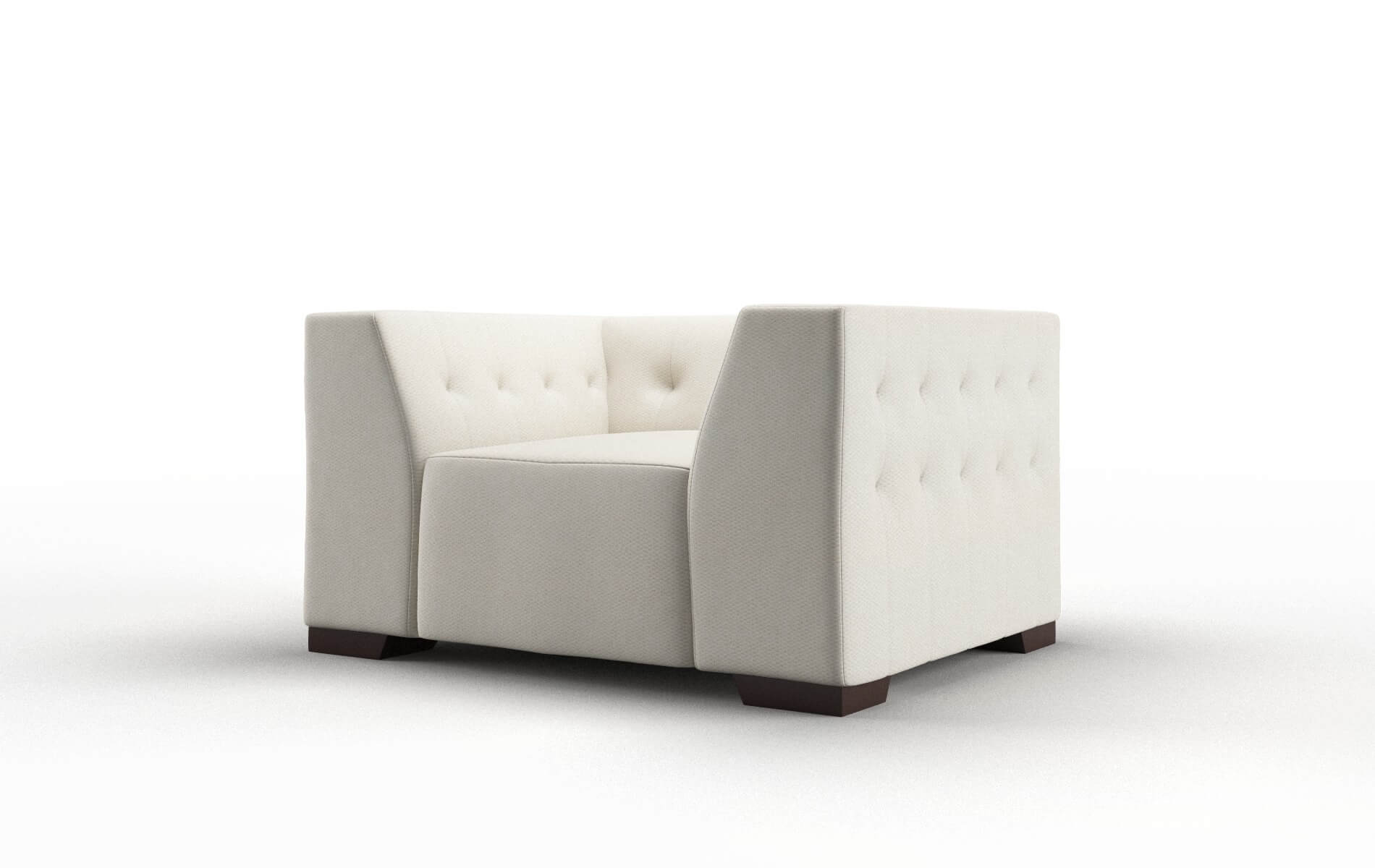 Palermo Bungalow Ivory Chair espresso legs 4