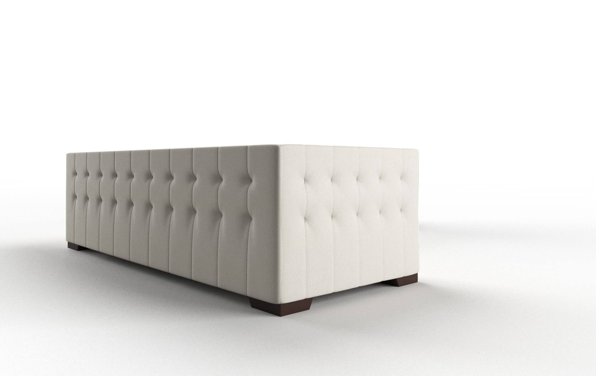 Palermo Bungalow Ivory Sectional espresso legs 3