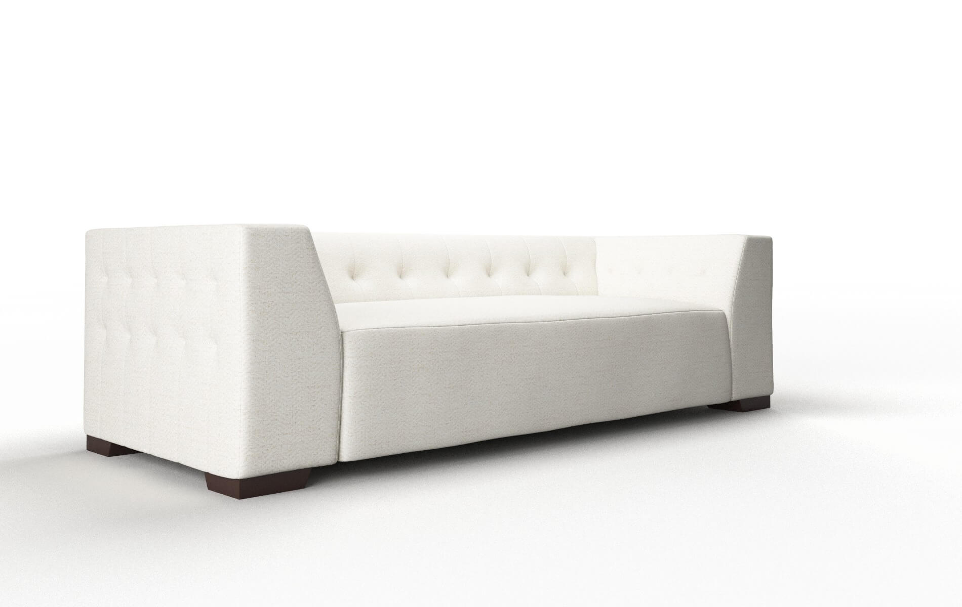 Palermo Catalina Ivory Sofa espresso legs 2