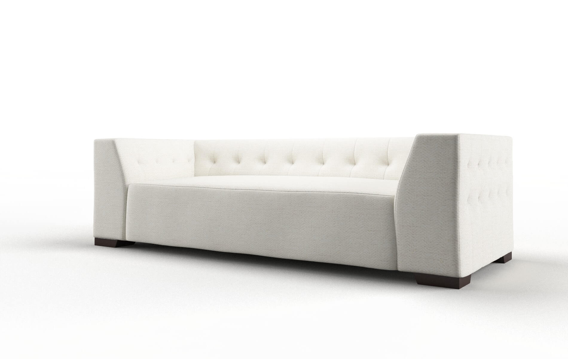 Palermo Catalina Ivory Sofa espresso legs 4