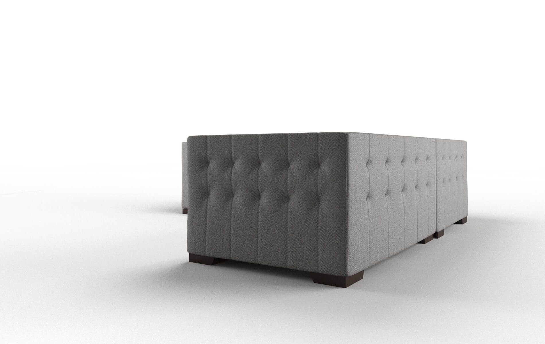 Palermo Catalina Steel Sectional espresso legs 4