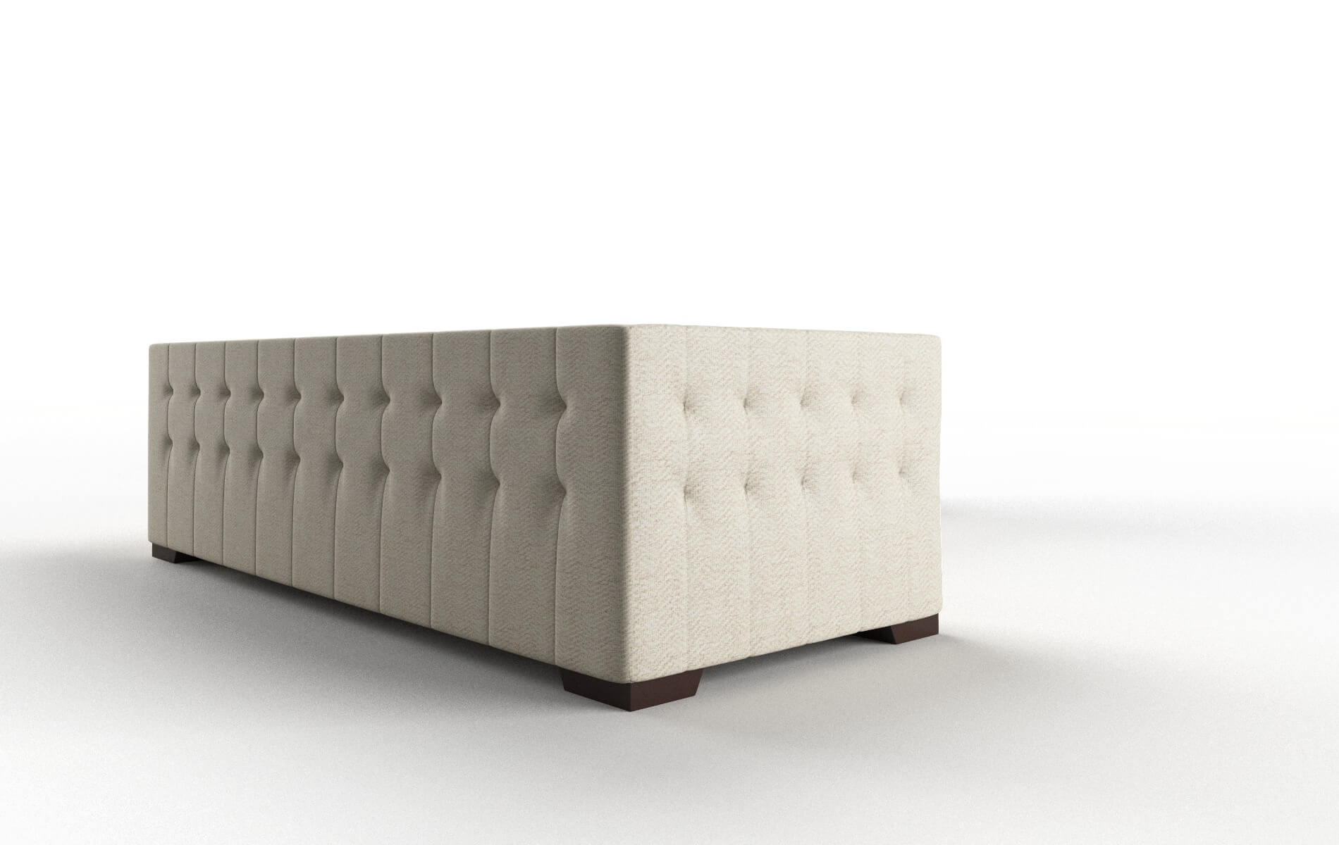 Palermo Catalina Wheat Sectional espresso legs 3