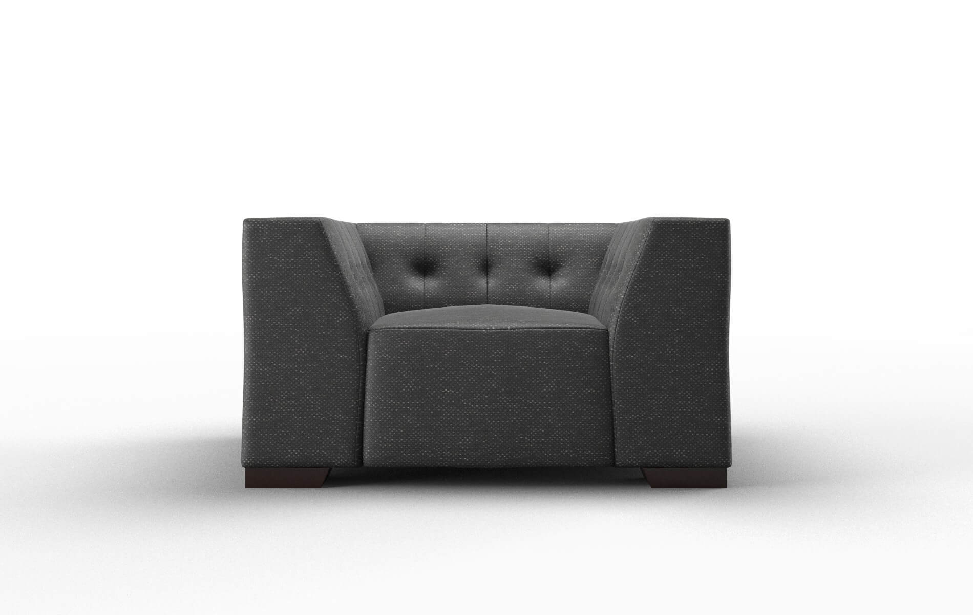 Palermo Chance denim Chair Espresso Legs  1