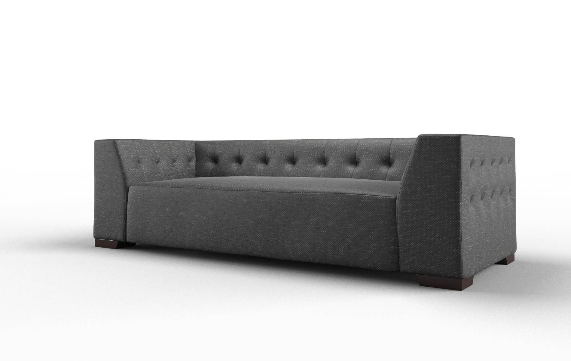 Palermo Chance Denim Sofa espresso legs 4