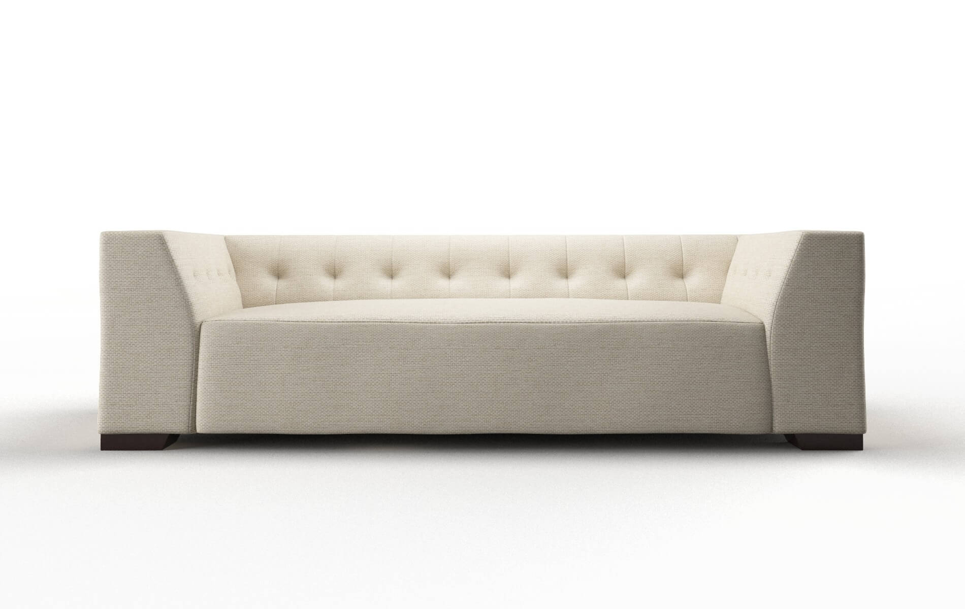 Palermo Chance Sand Sofa espresso legs 1