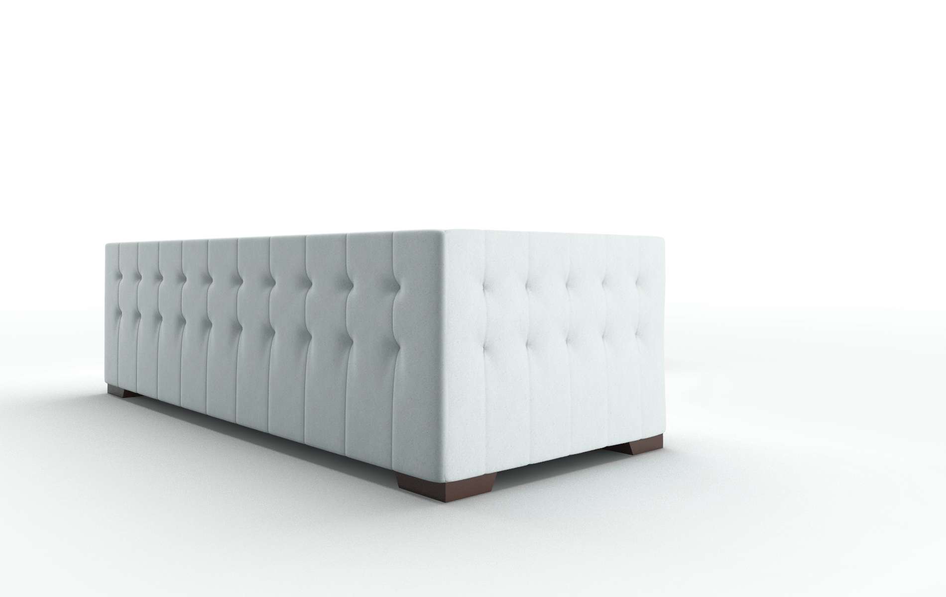 Palermo Clyde Cornflower Sectional espresso legs 3