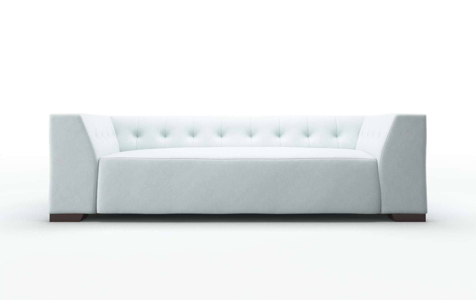 Palermo Clyde Cornflower Sofa espresso legs 1